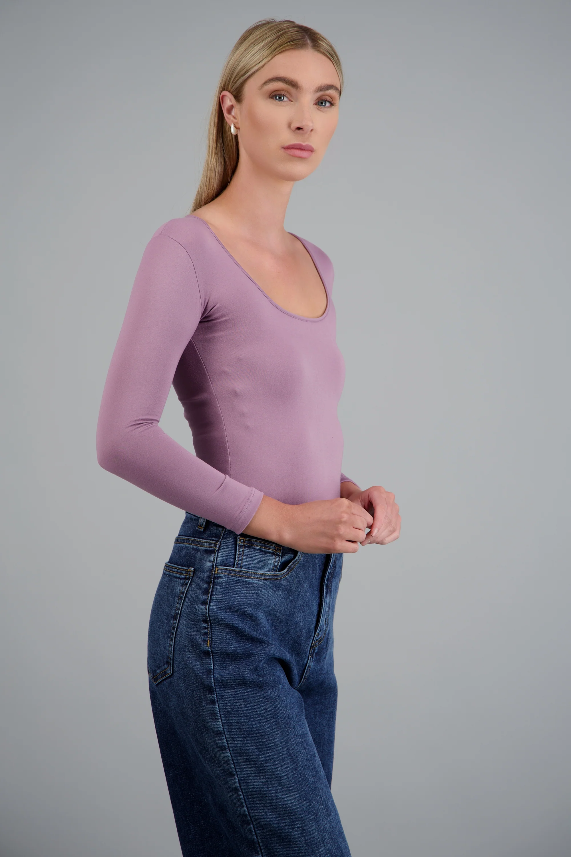 Bodysuit Liso Cuello Scoop - Image 3