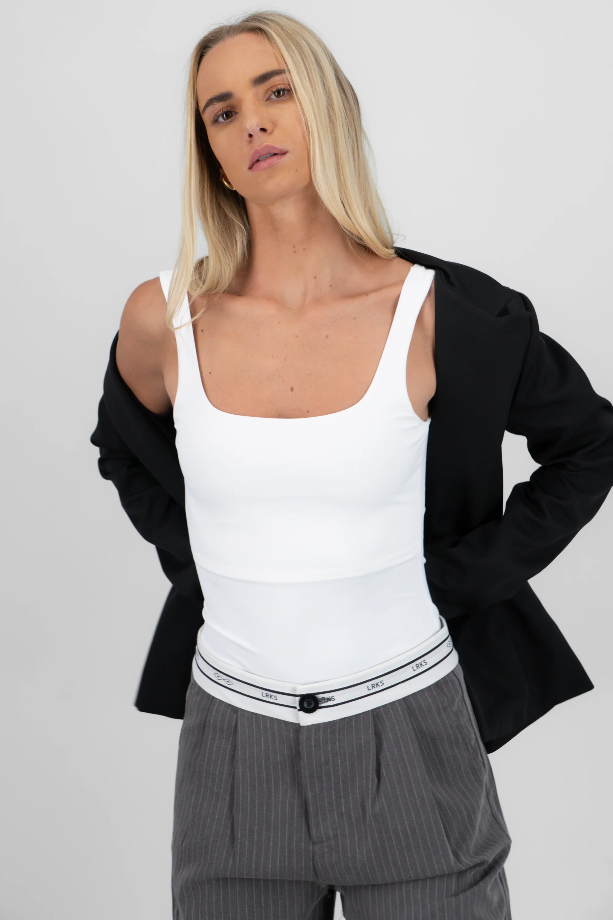Bodysuit liso de tirantes