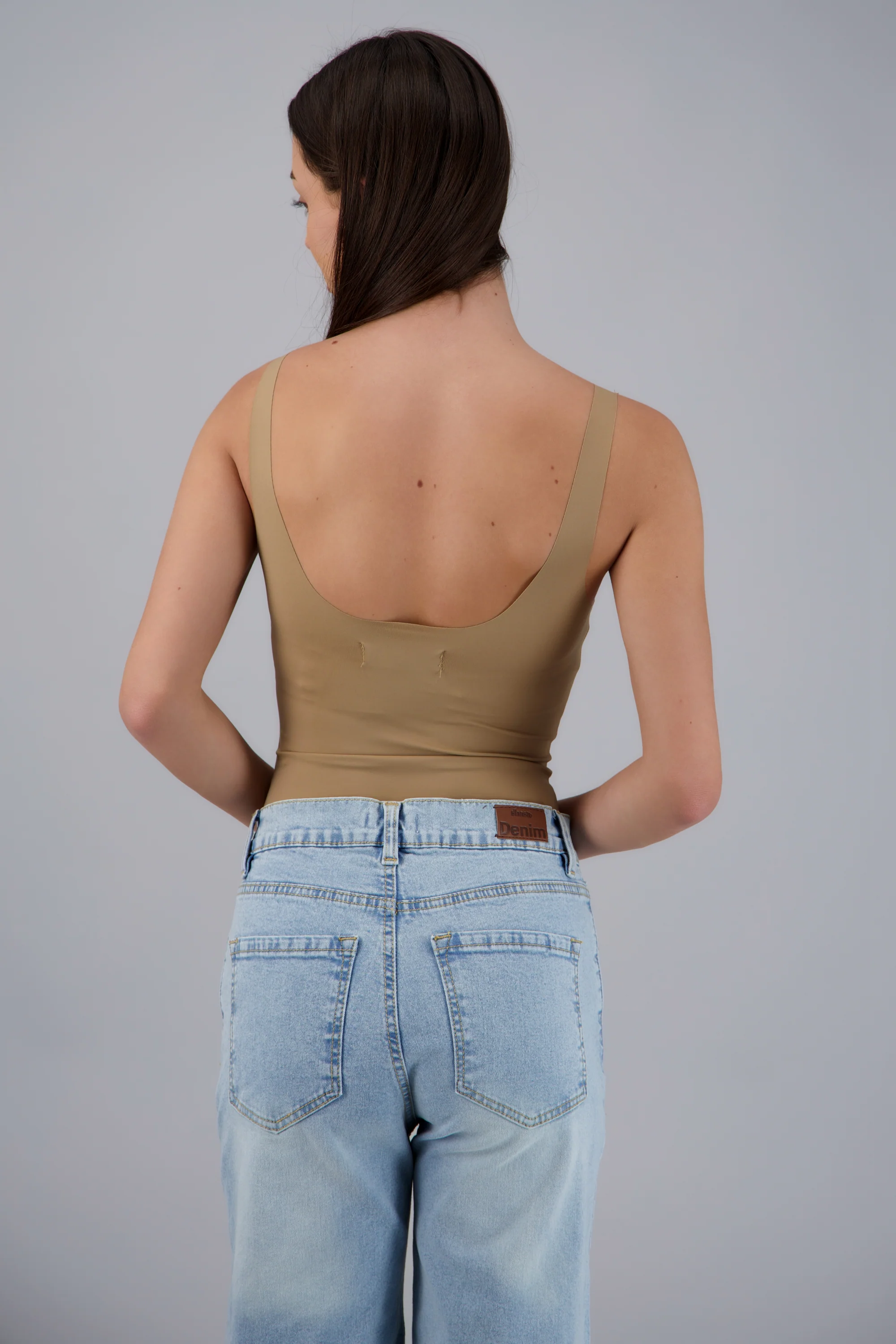 Bodysuit liso de tirantes - Image 3