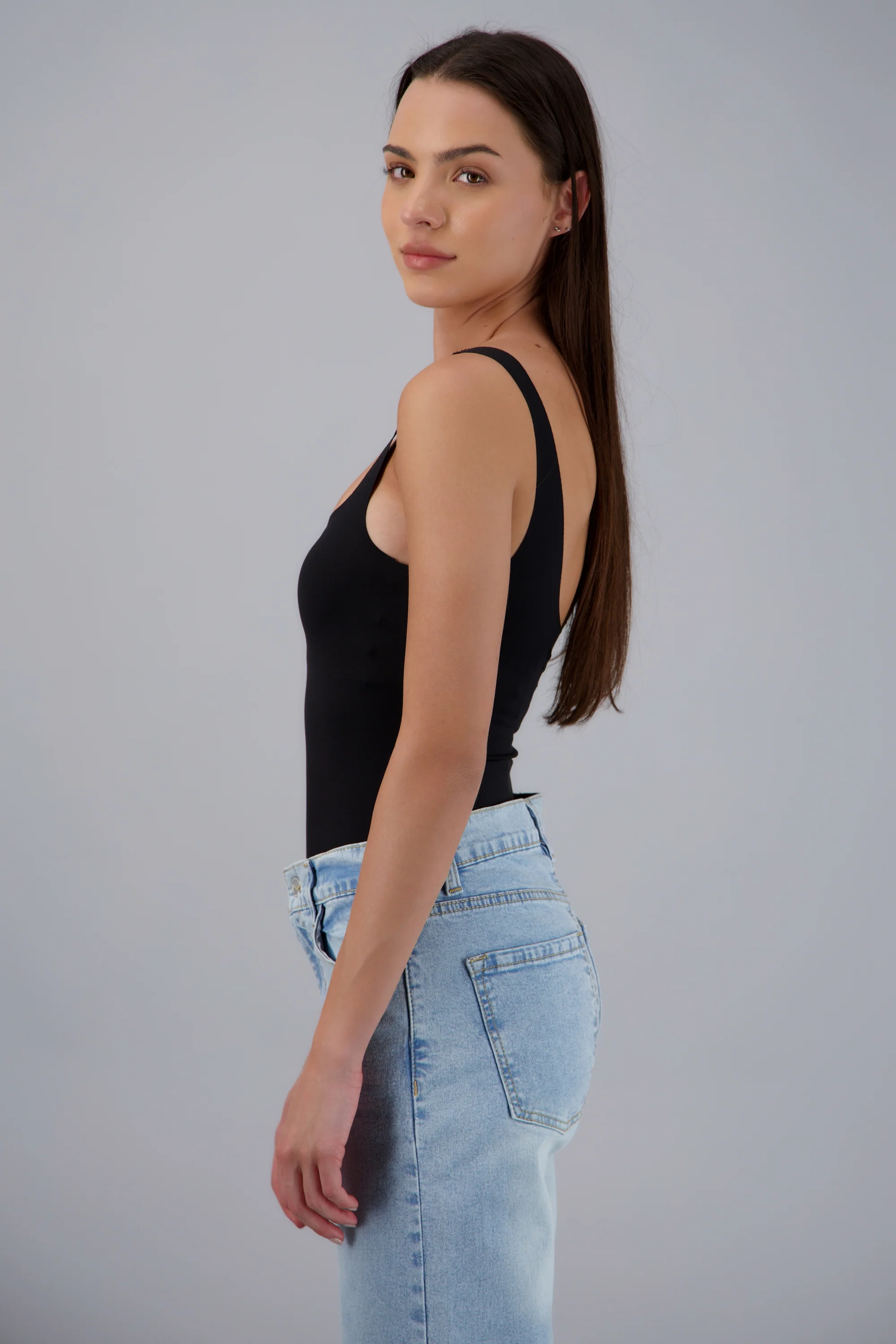 Bodysuit liso de tirantes - Image 2