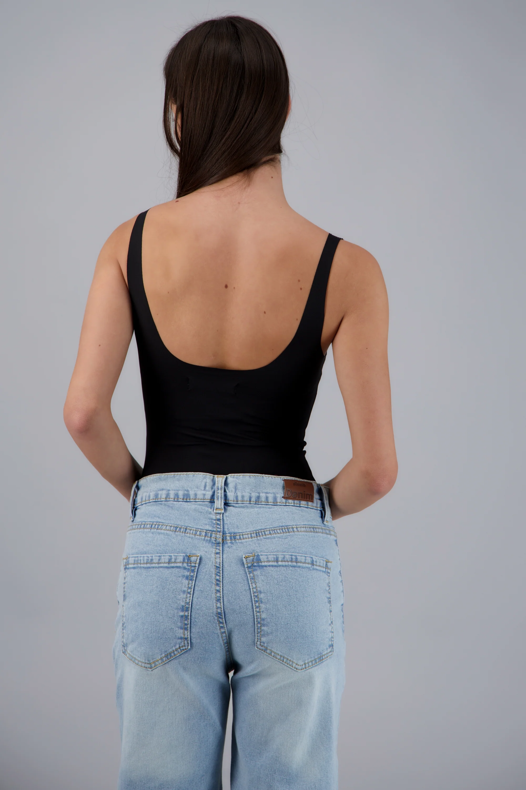 Bodysuit liso de tirantes - Image 3