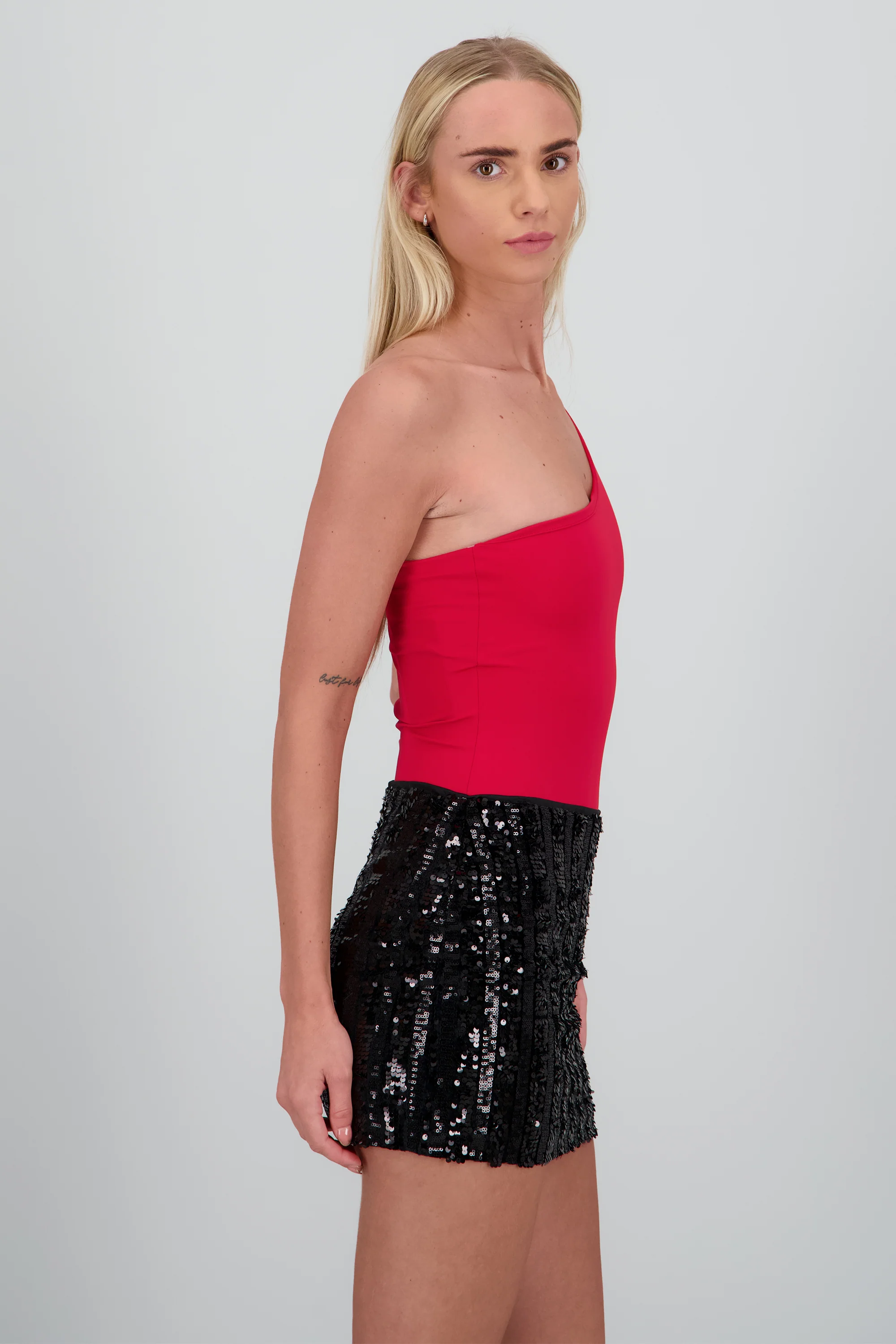 Bodysuit liso de un hombro - Image 2