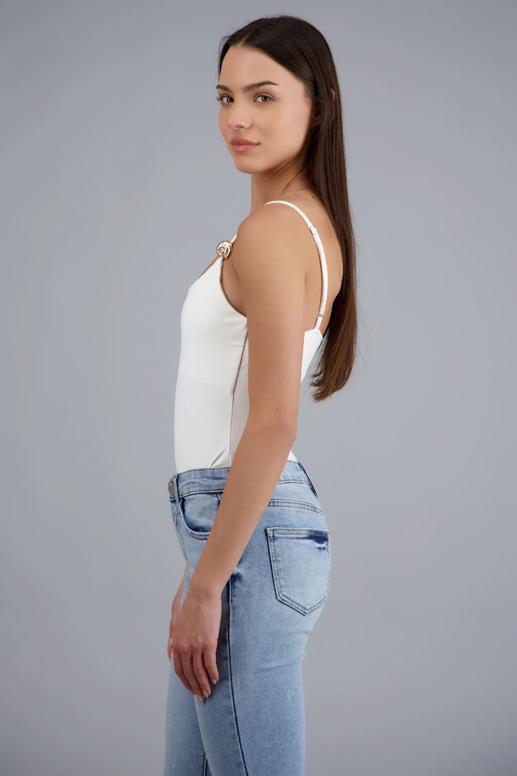 Bodysuit liso detalle tirantes - Image 3