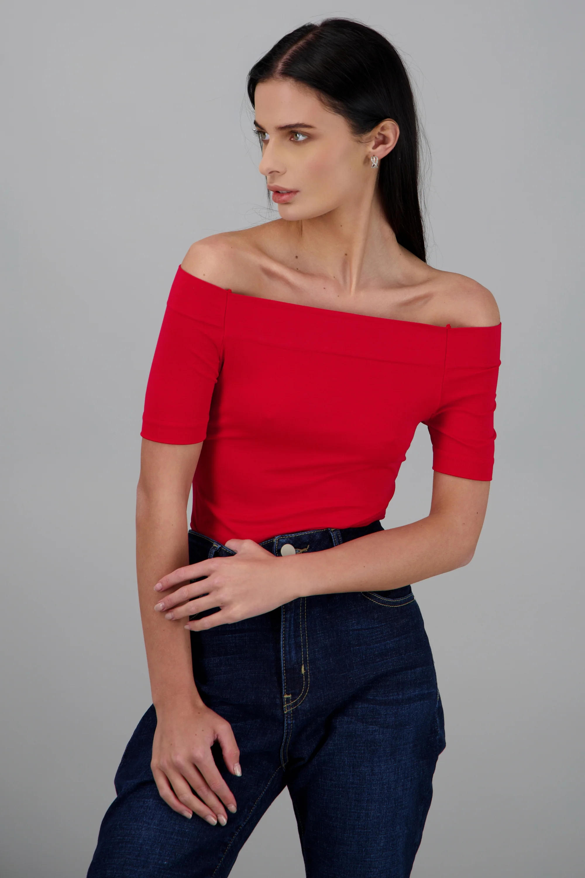 Bodysuit Liso Hombros Descubiertos - Image 2