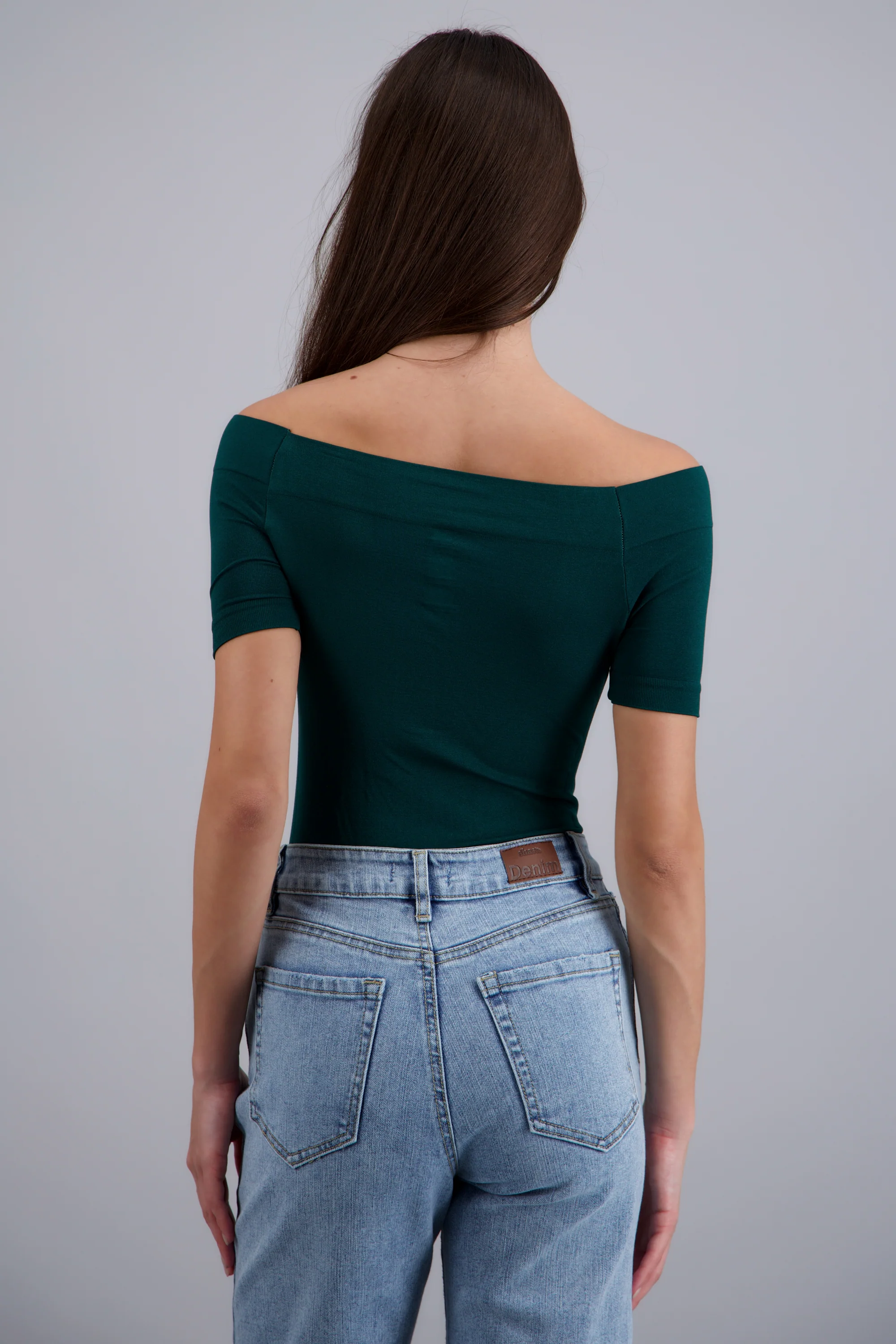 Bodysuit Liso Hombros Descubiertos - Image 3