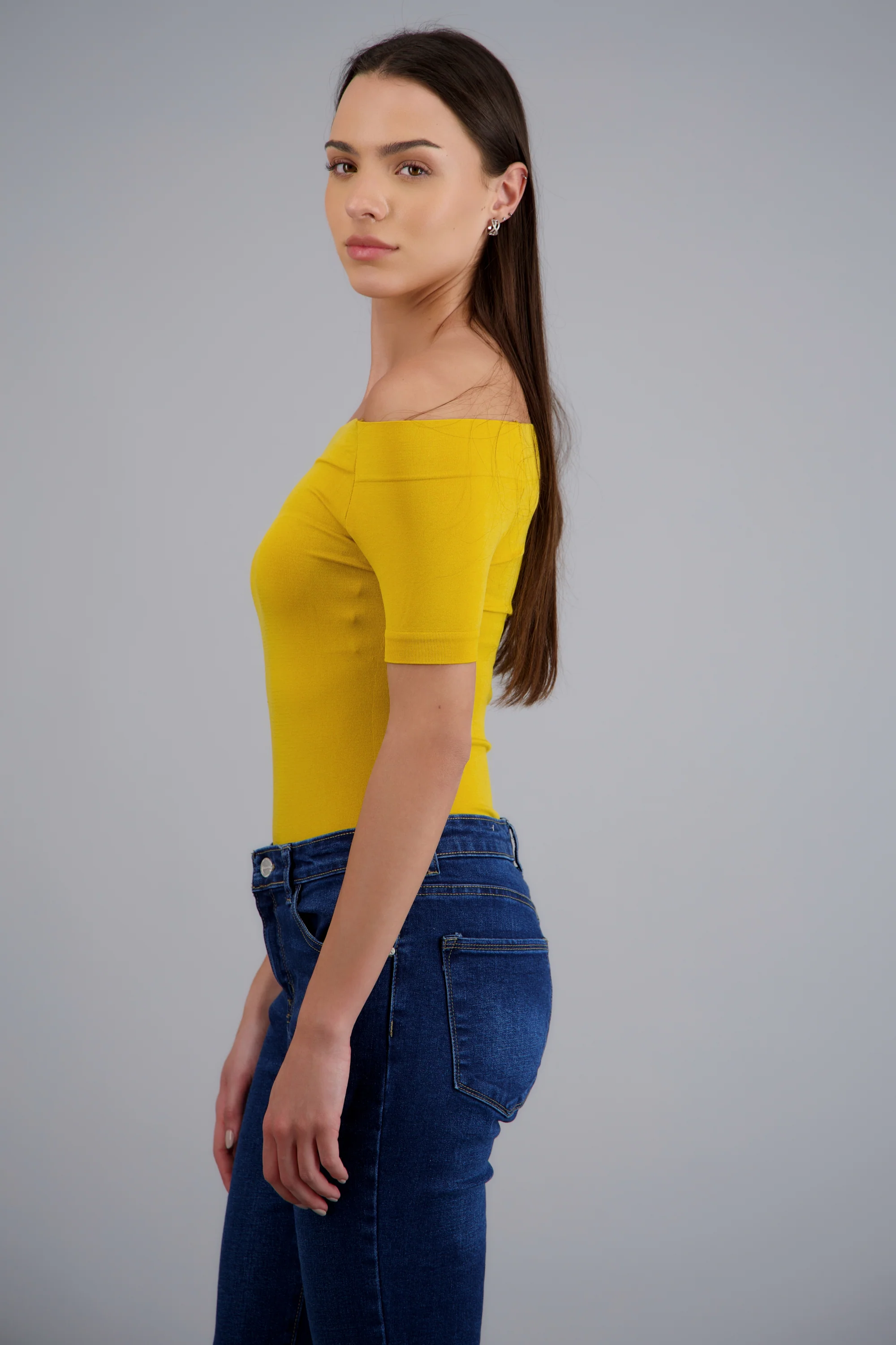 Bodysuit Liso Hombros Descubiertos - Image 2