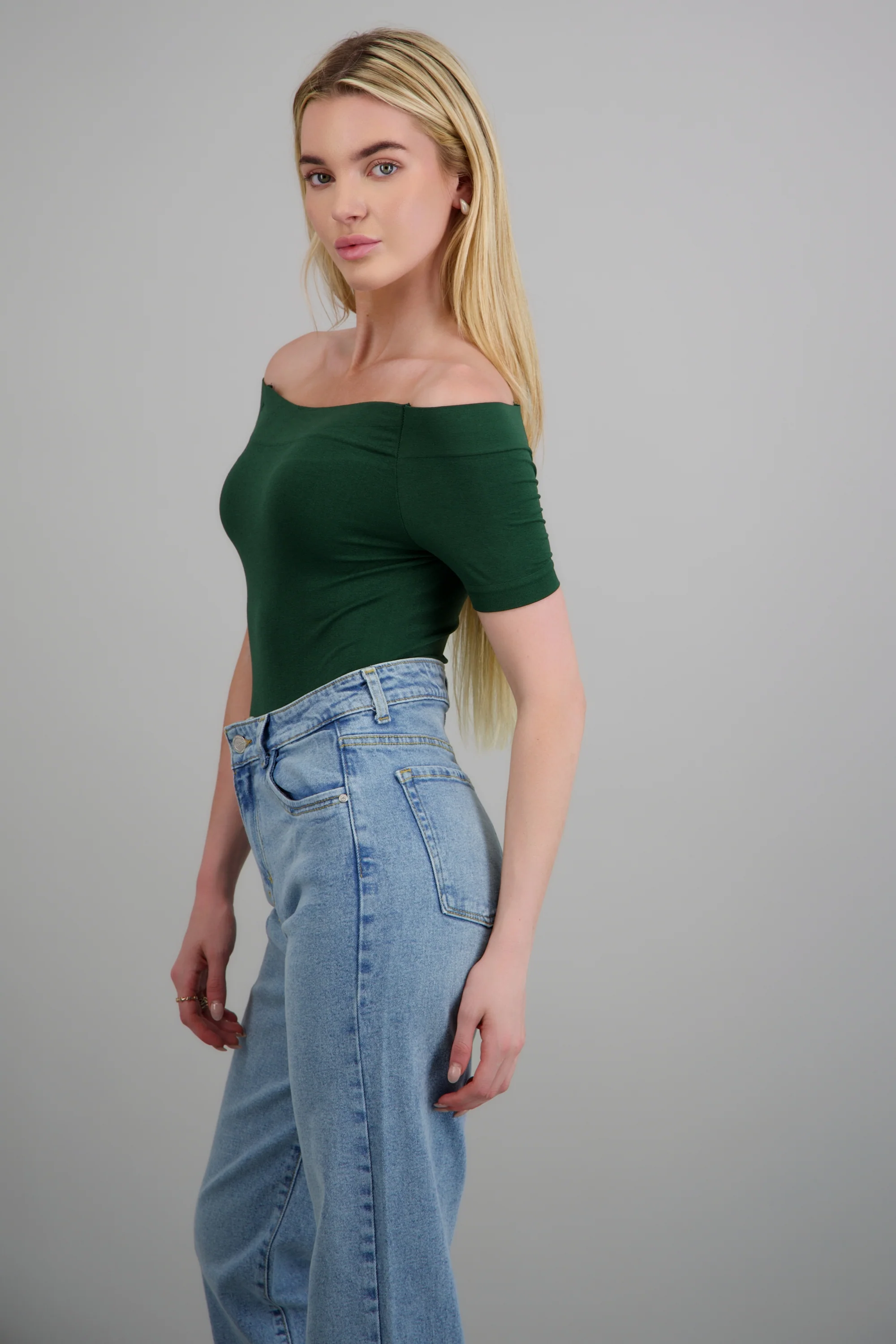 Bodysuit Liso Hombros Descubiertos - Image 2