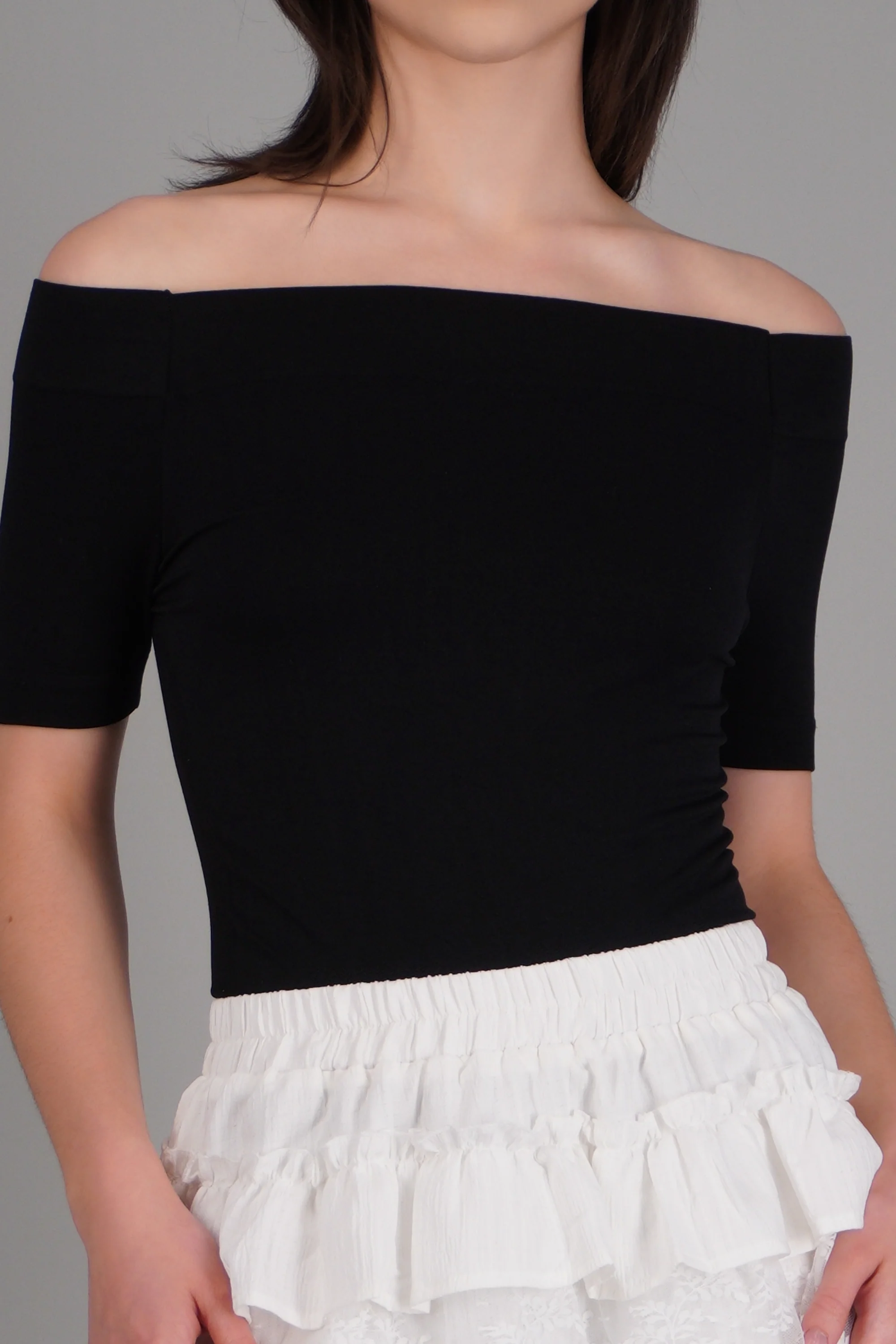 Bodysuit Liso Hombros Descubiertos - Image 2