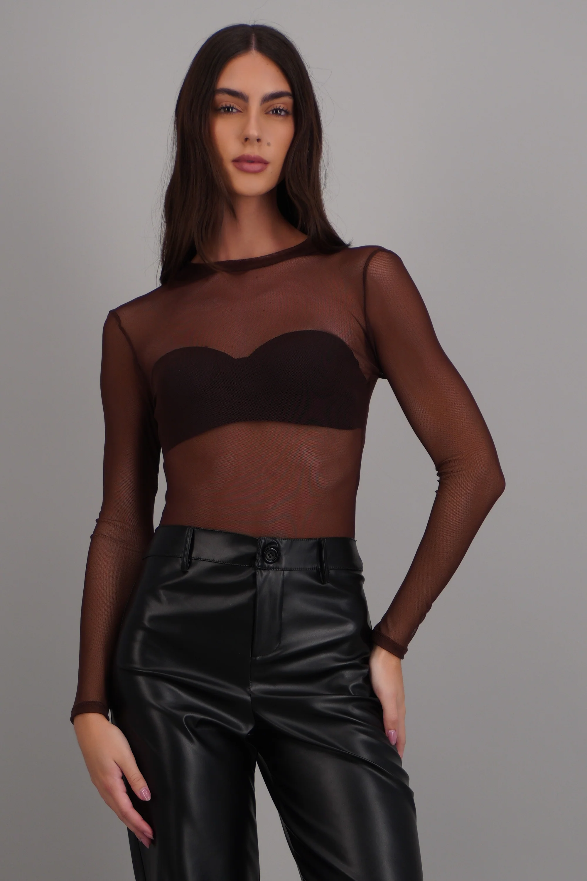 Bodysuit liso mesh - Image 3