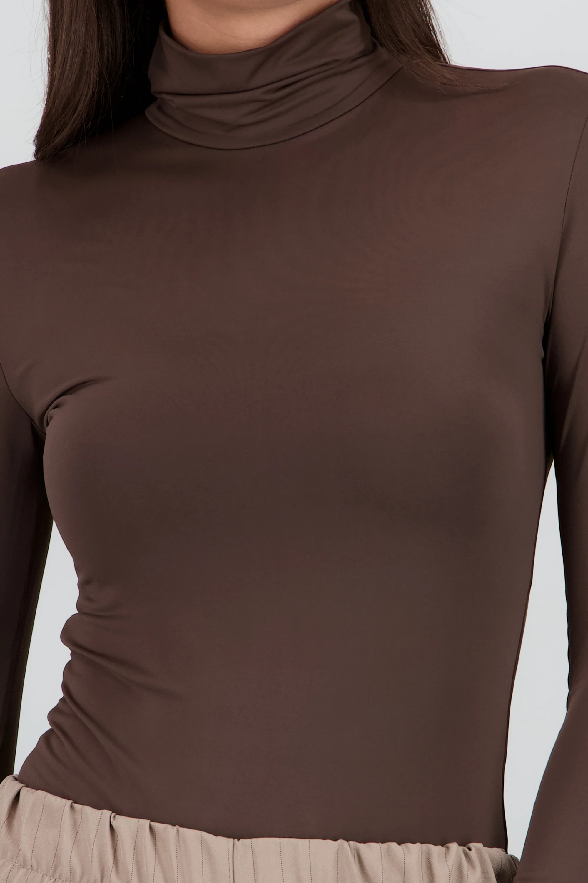 Bodysuit manga larga cuello alto - Image 5