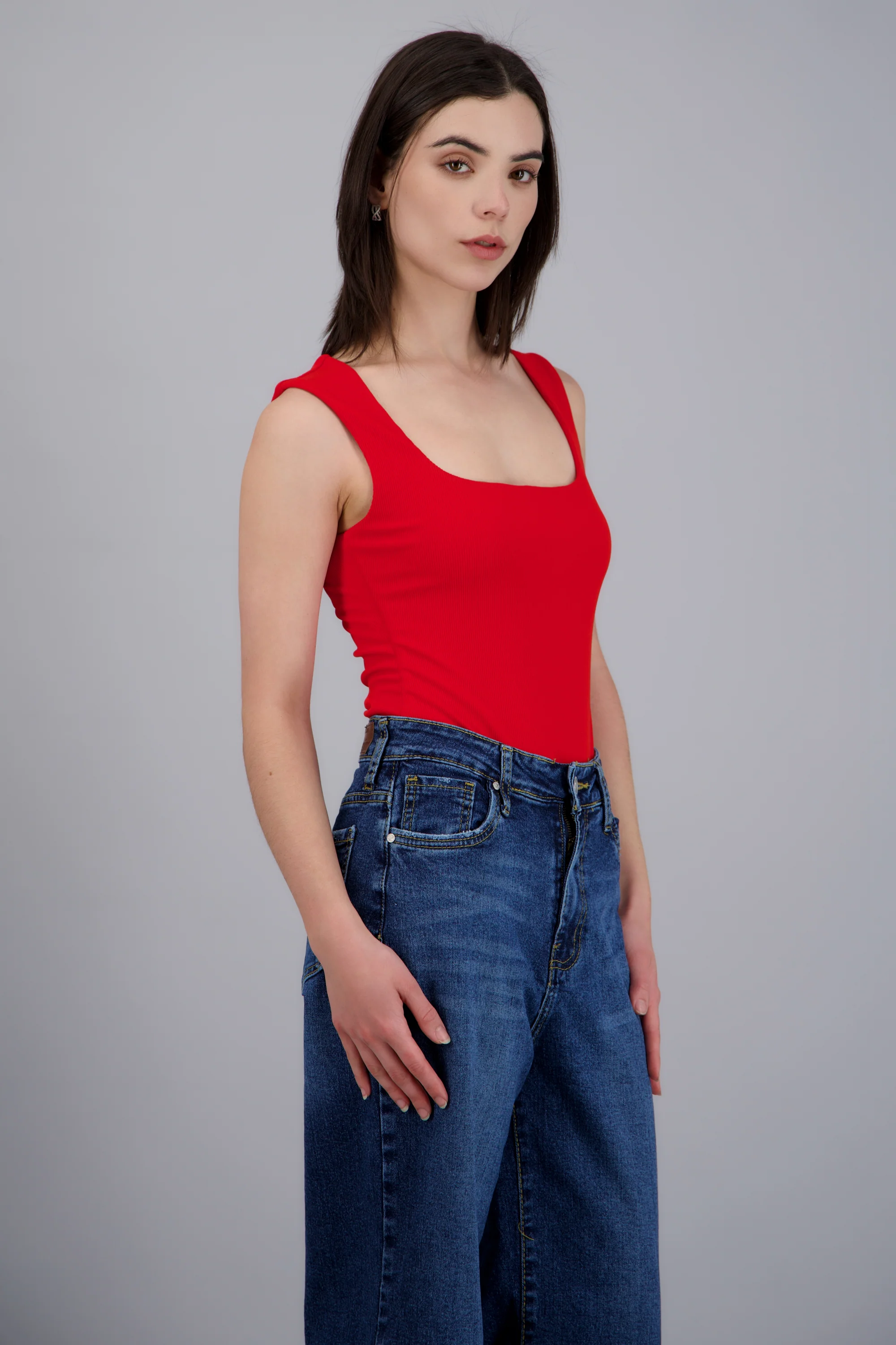 Bodysuit rib escote cuadrado - Image 2