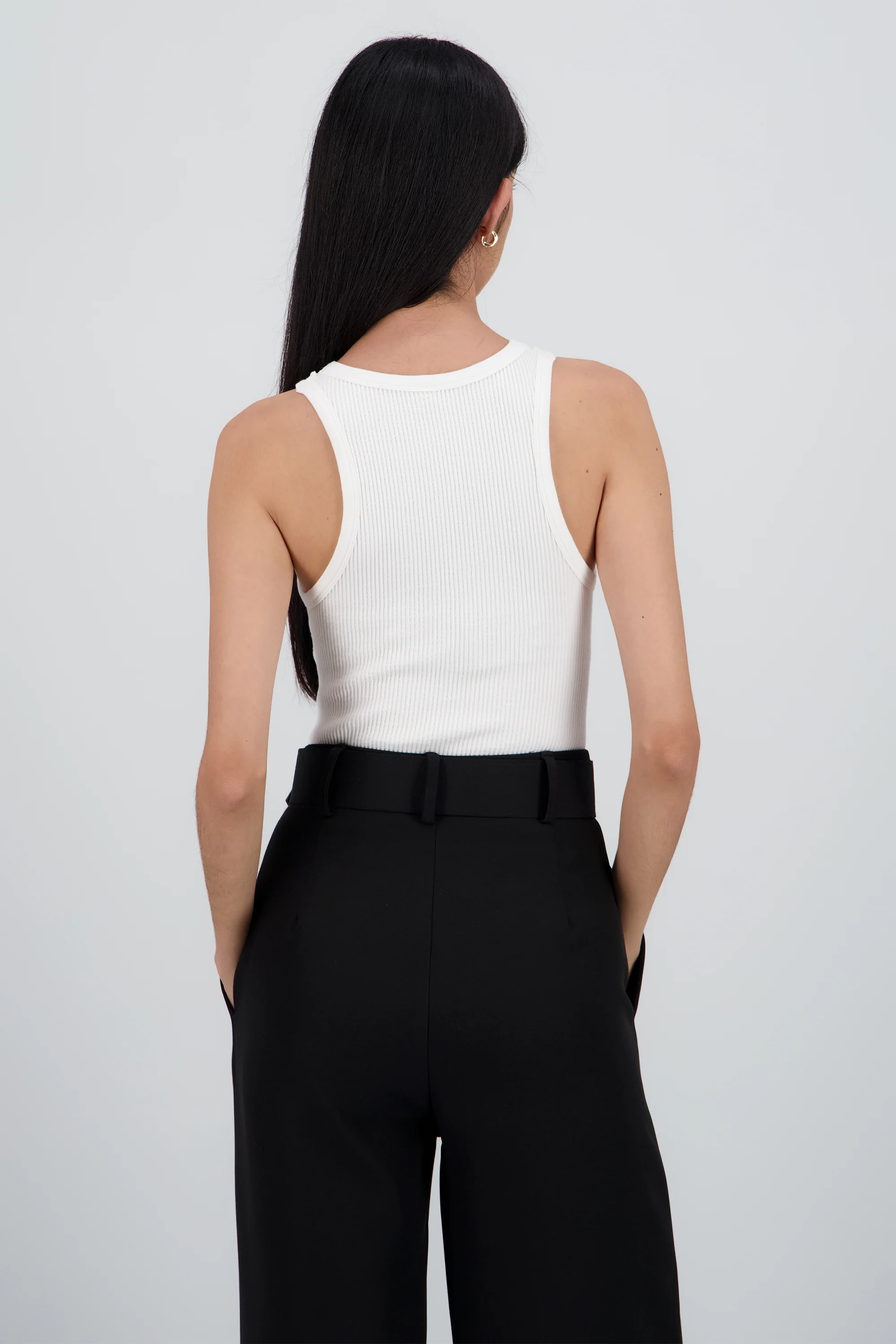 Bodysuit sin mangas de rib grueso - Image 4