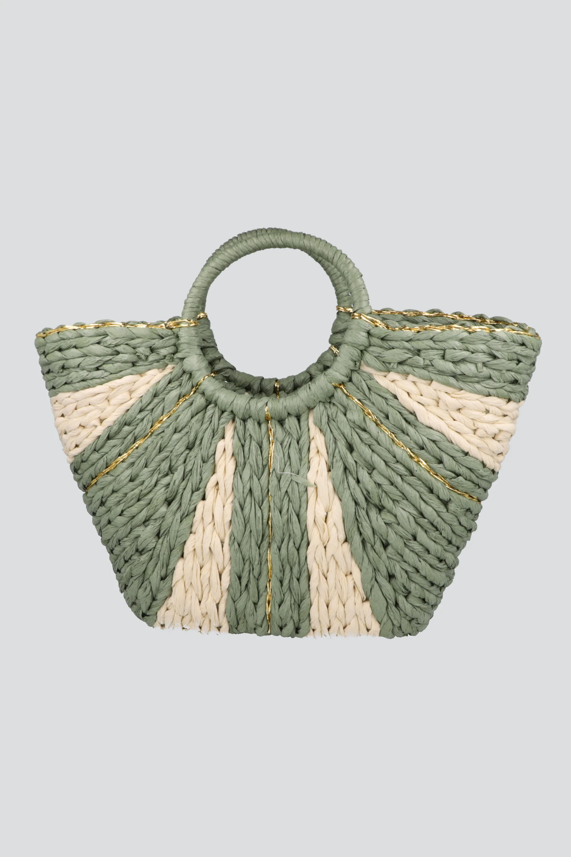 BOLSA RIGIDA RAFIA RAYAS