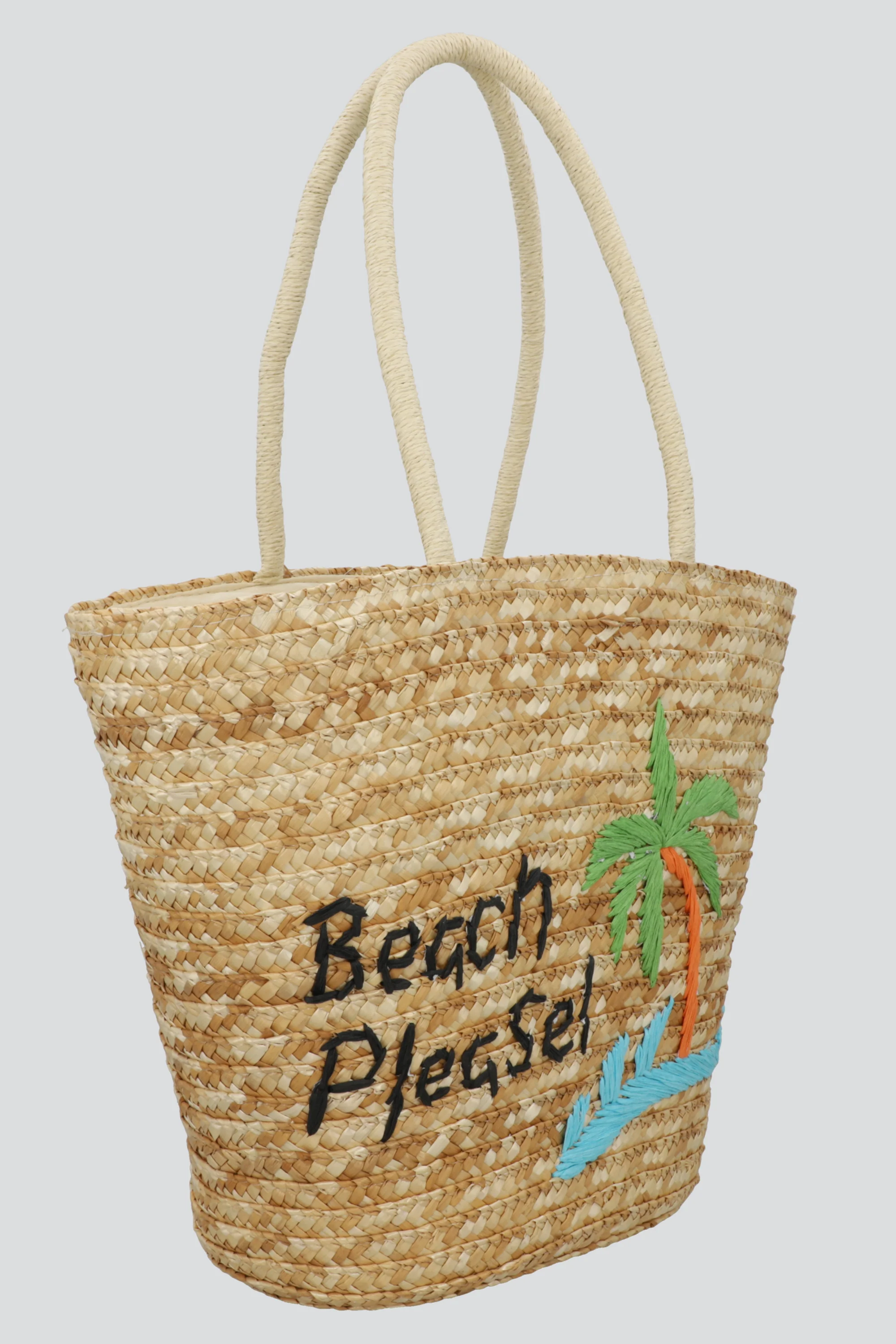BOLSA RIGIDA TEJIDA PRINT PLAYA - Image 2