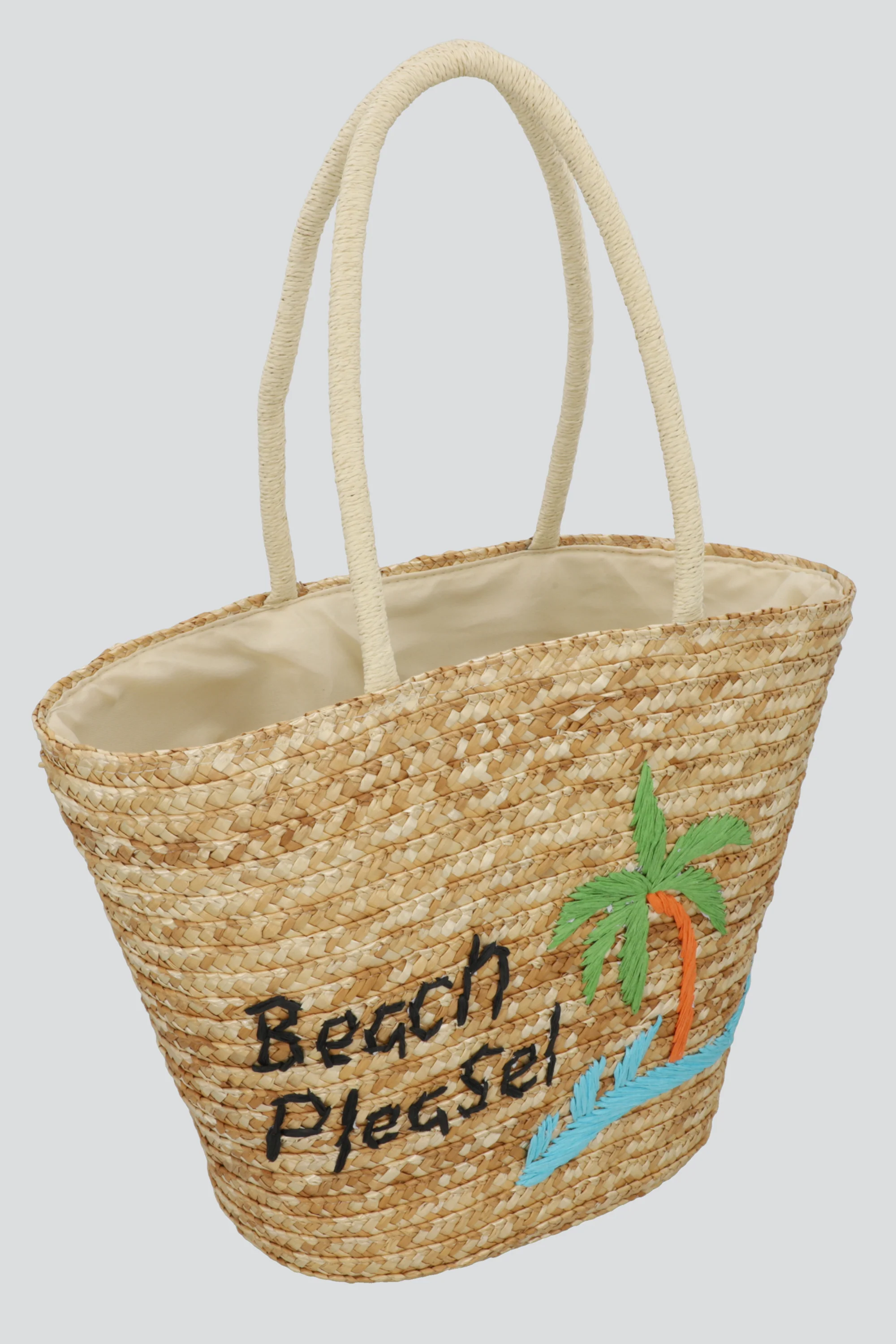BOLSA RIGIDA TEJIDA PRINT PLAYA - Image 3