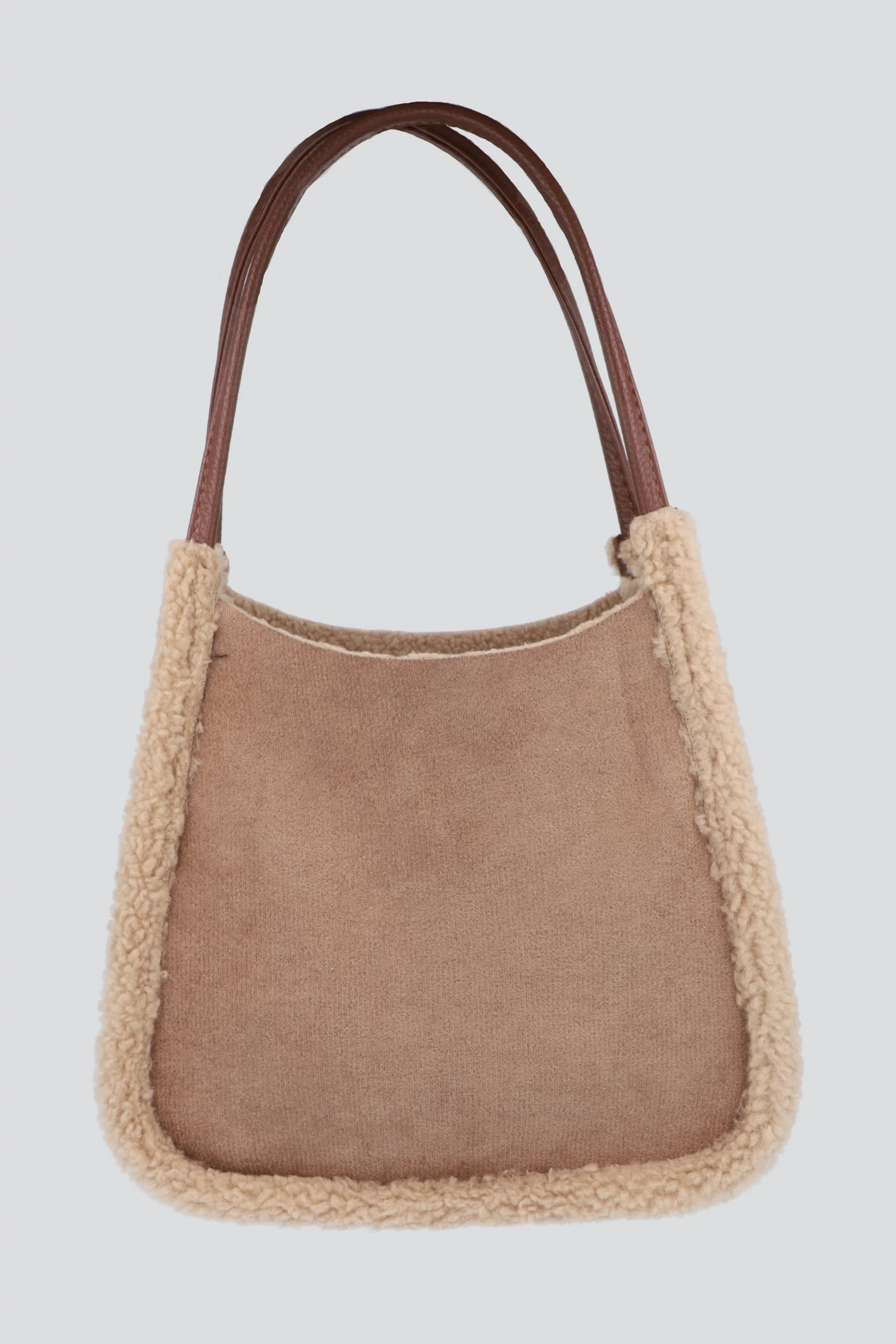 Bolsa shoulder contraste suede