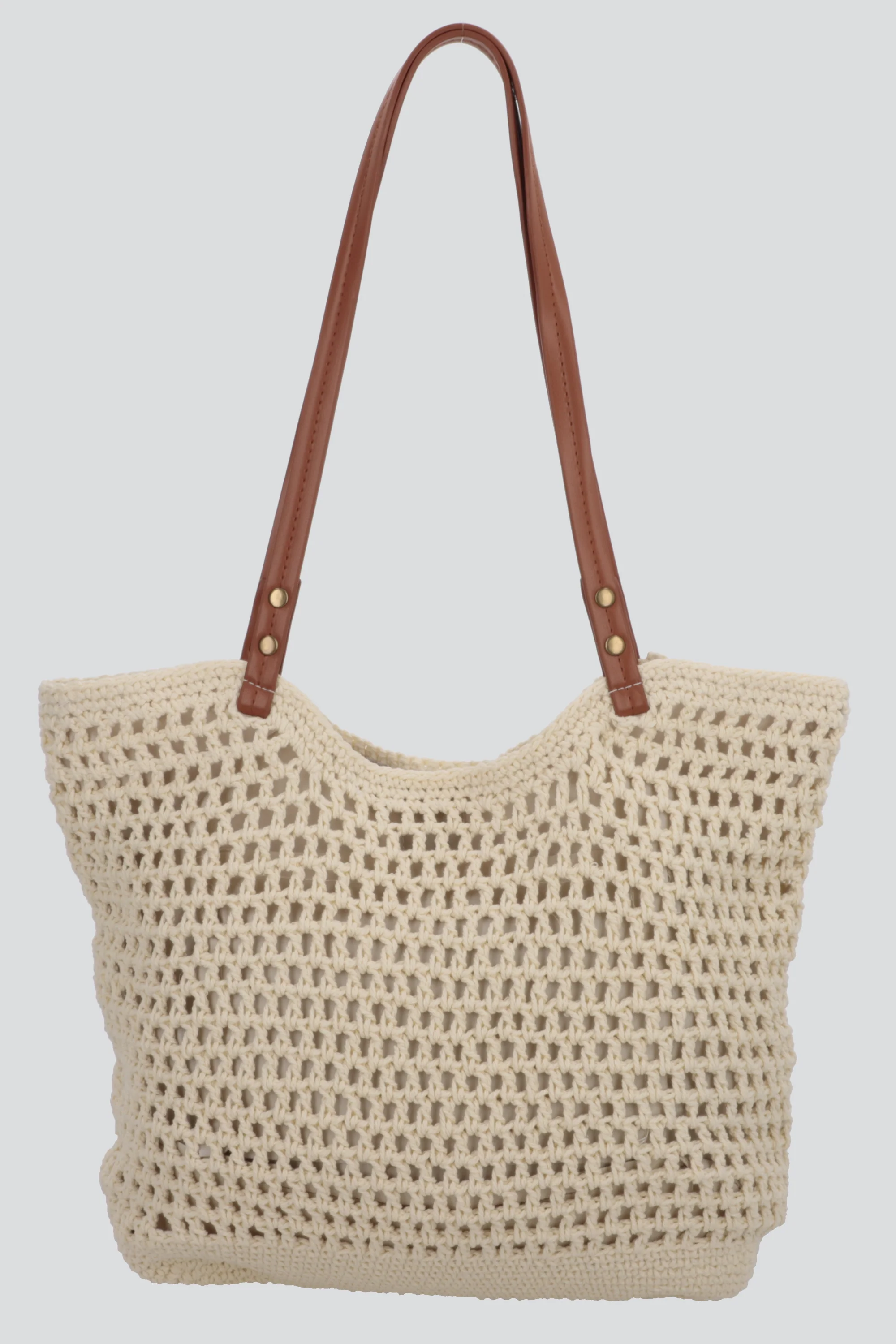 Bolsa tejida de playa