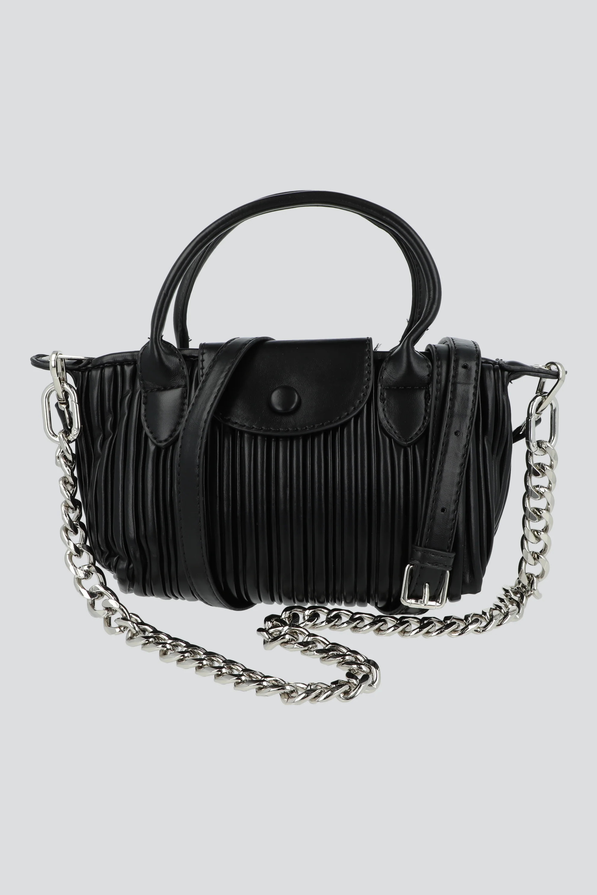 Bolsa textura pu cadena - Image 2