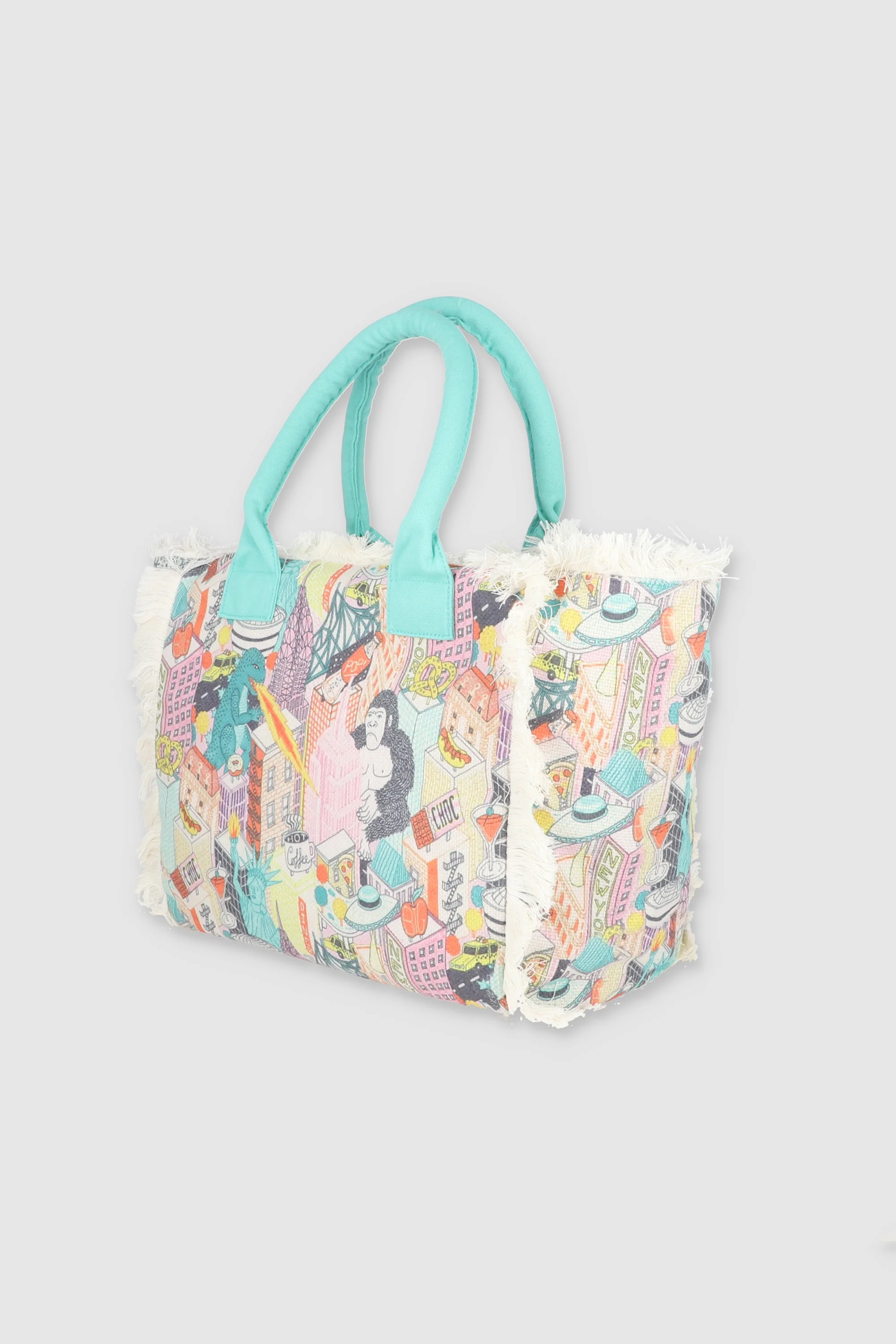 Bolsa tote deshilada azulejos - Image 2