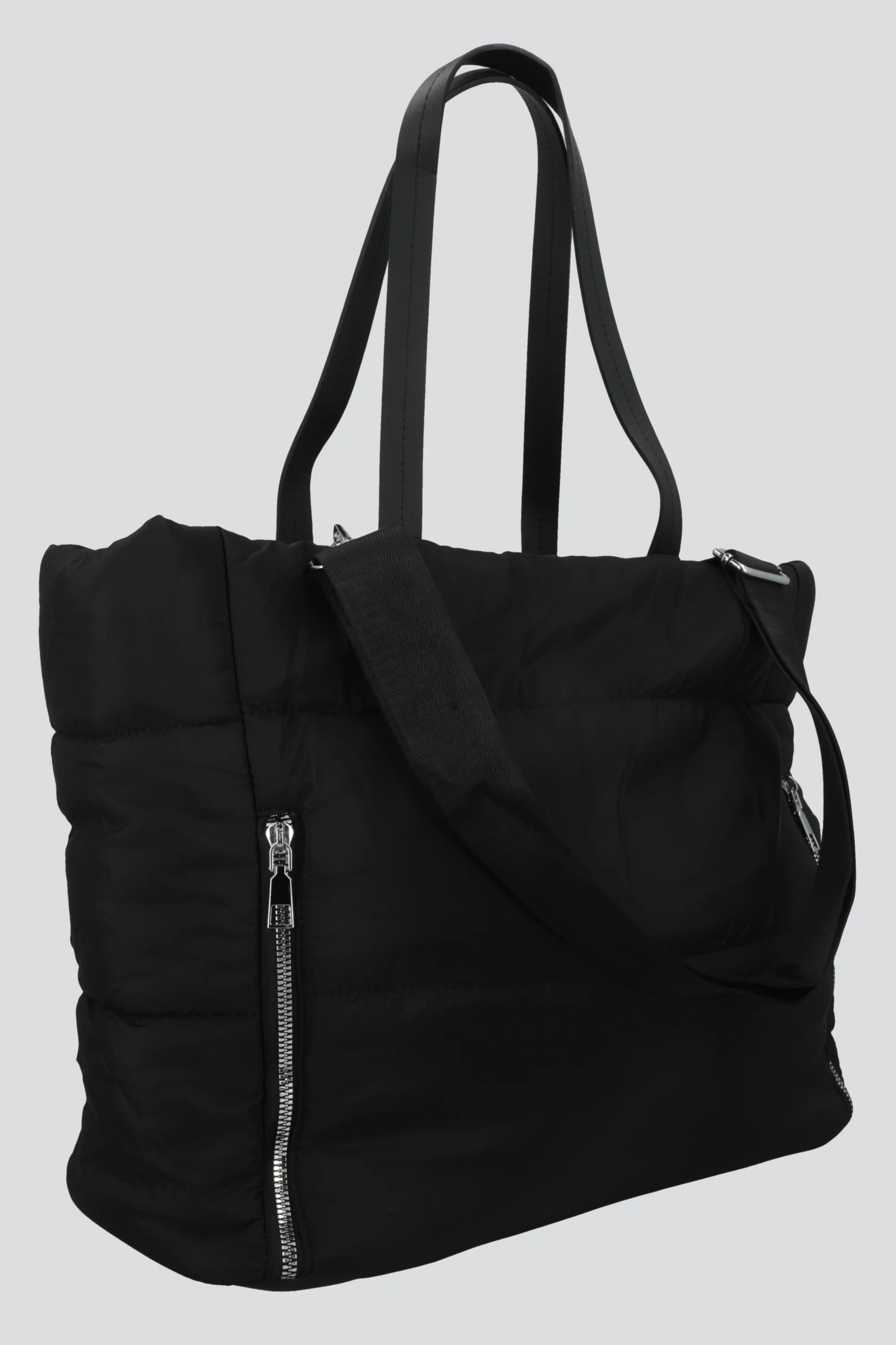 Bolso Tote Capitonado Cremalleras - Image 2