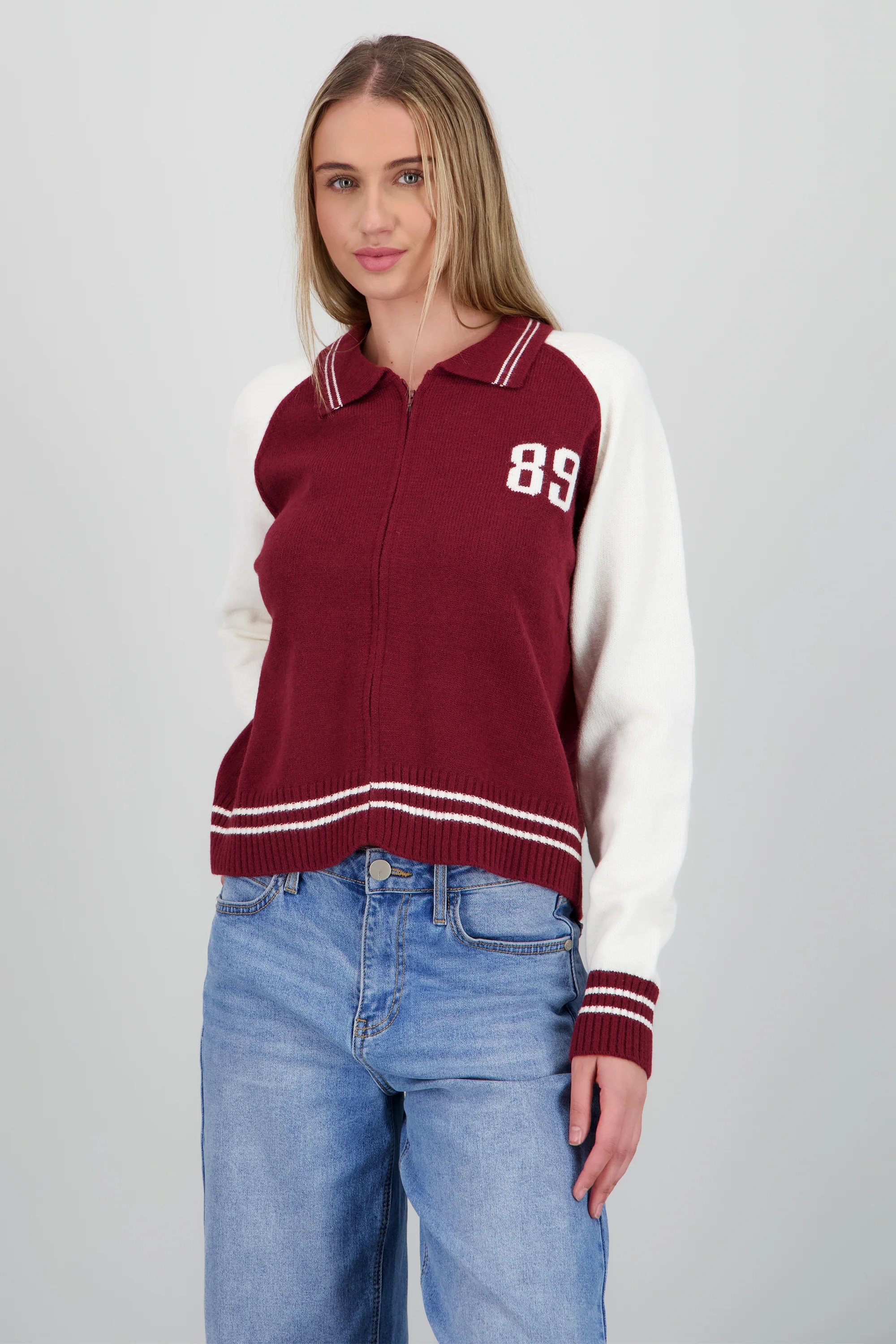 Bomber 89 color block tejido - Image 2