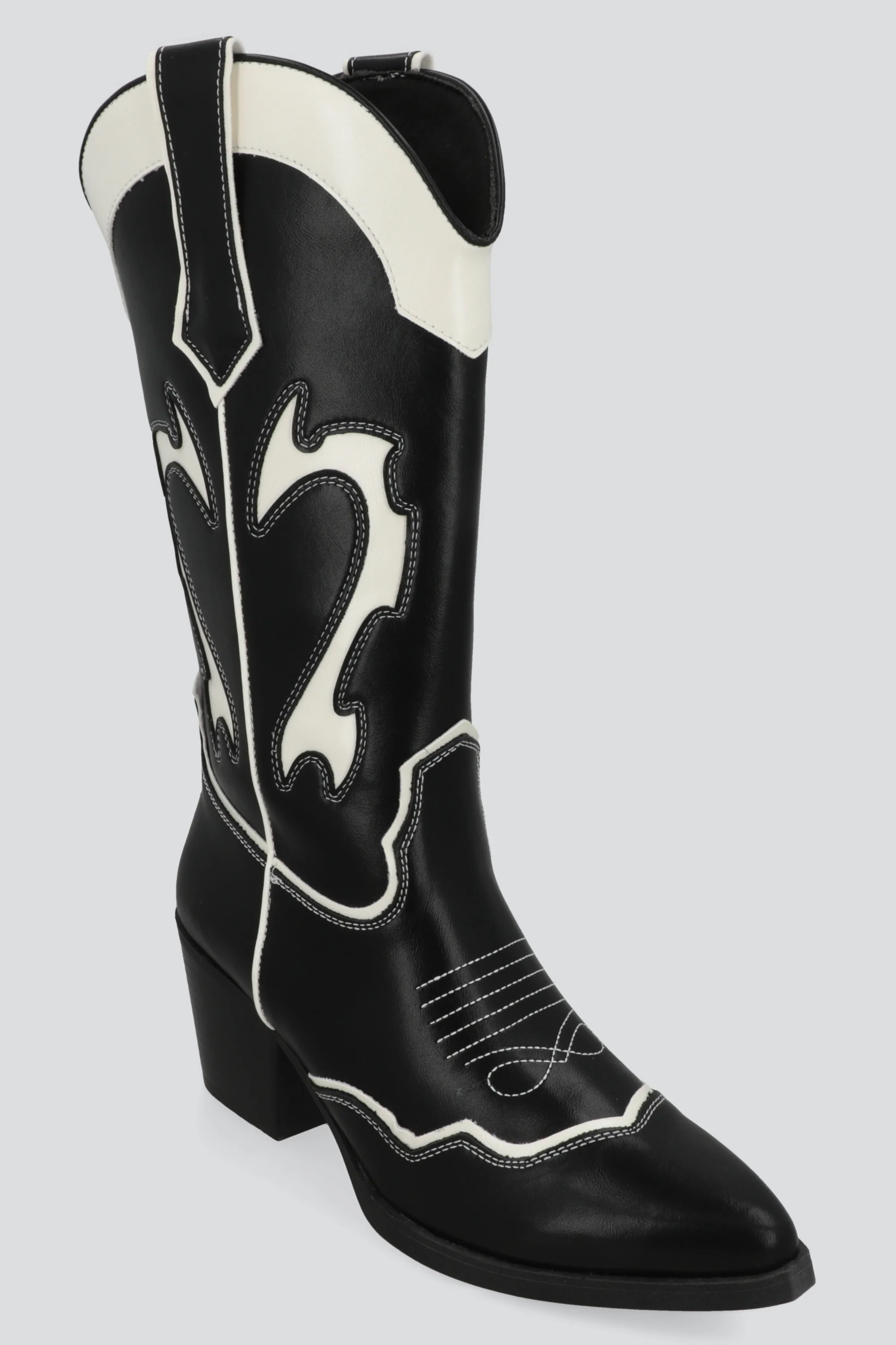 Bota vaquera contrastes bordados - Image 5