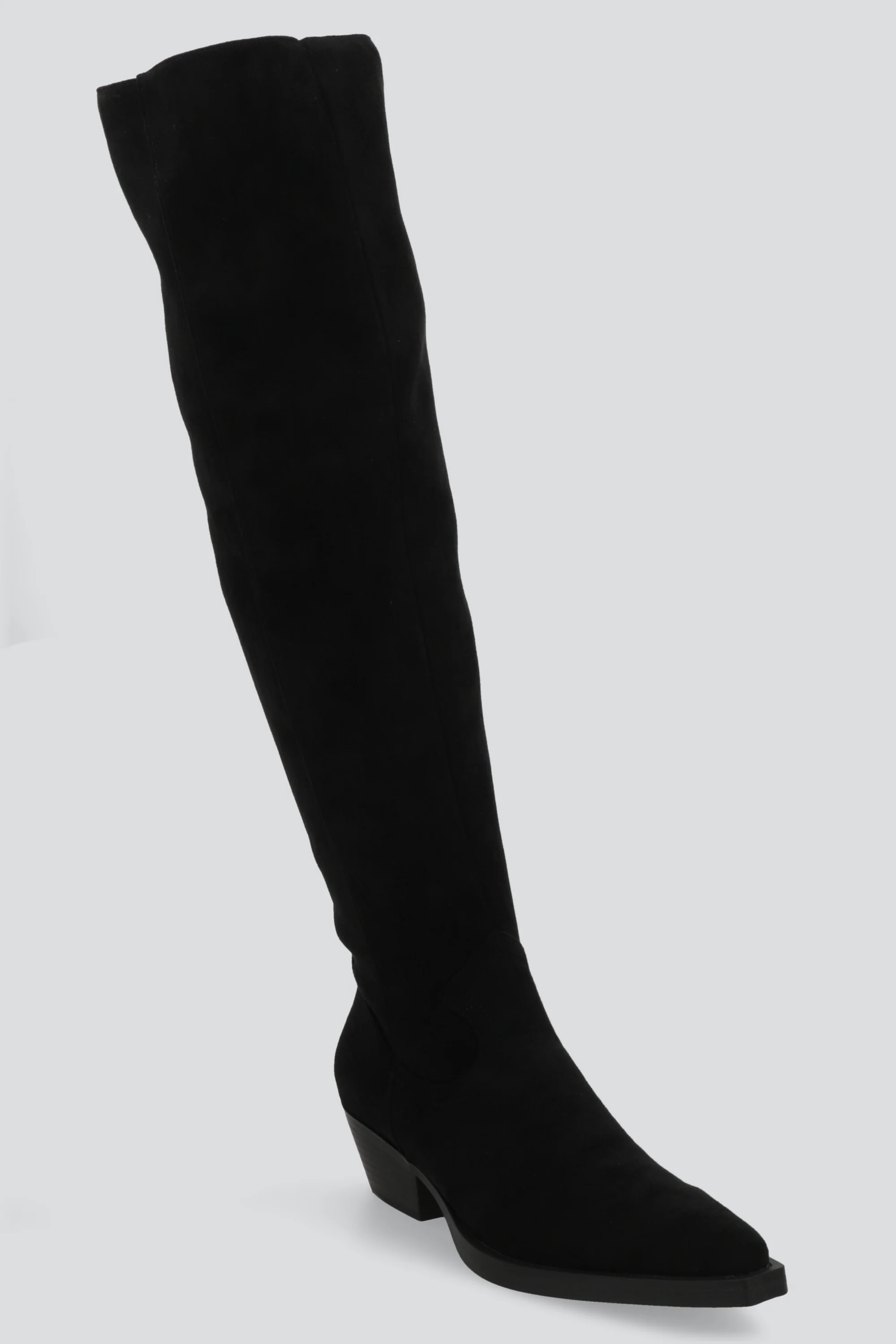 Bota vaquera overknee gamucina - Image 5