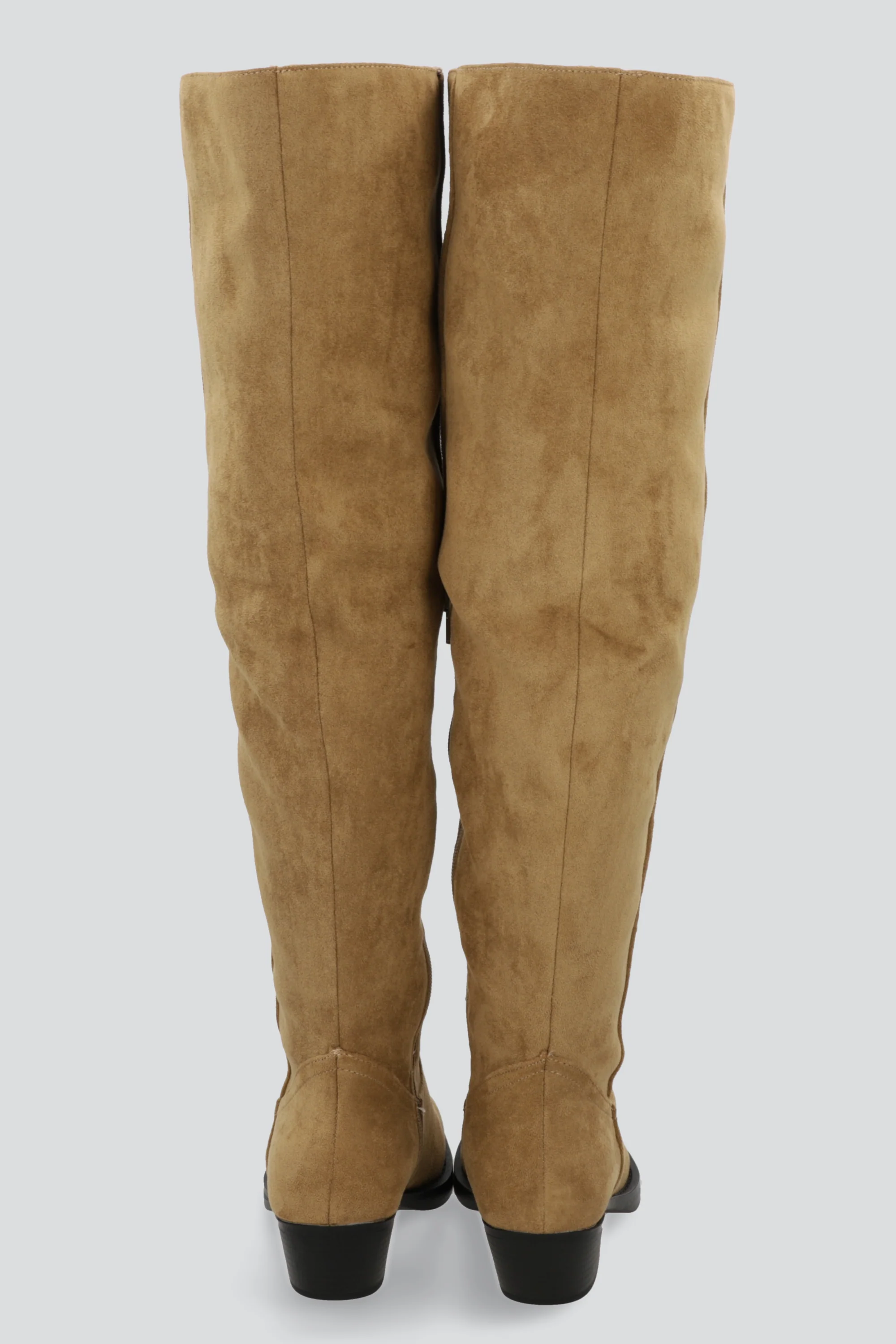 Bota vaquera overknee gamucina - Image 4