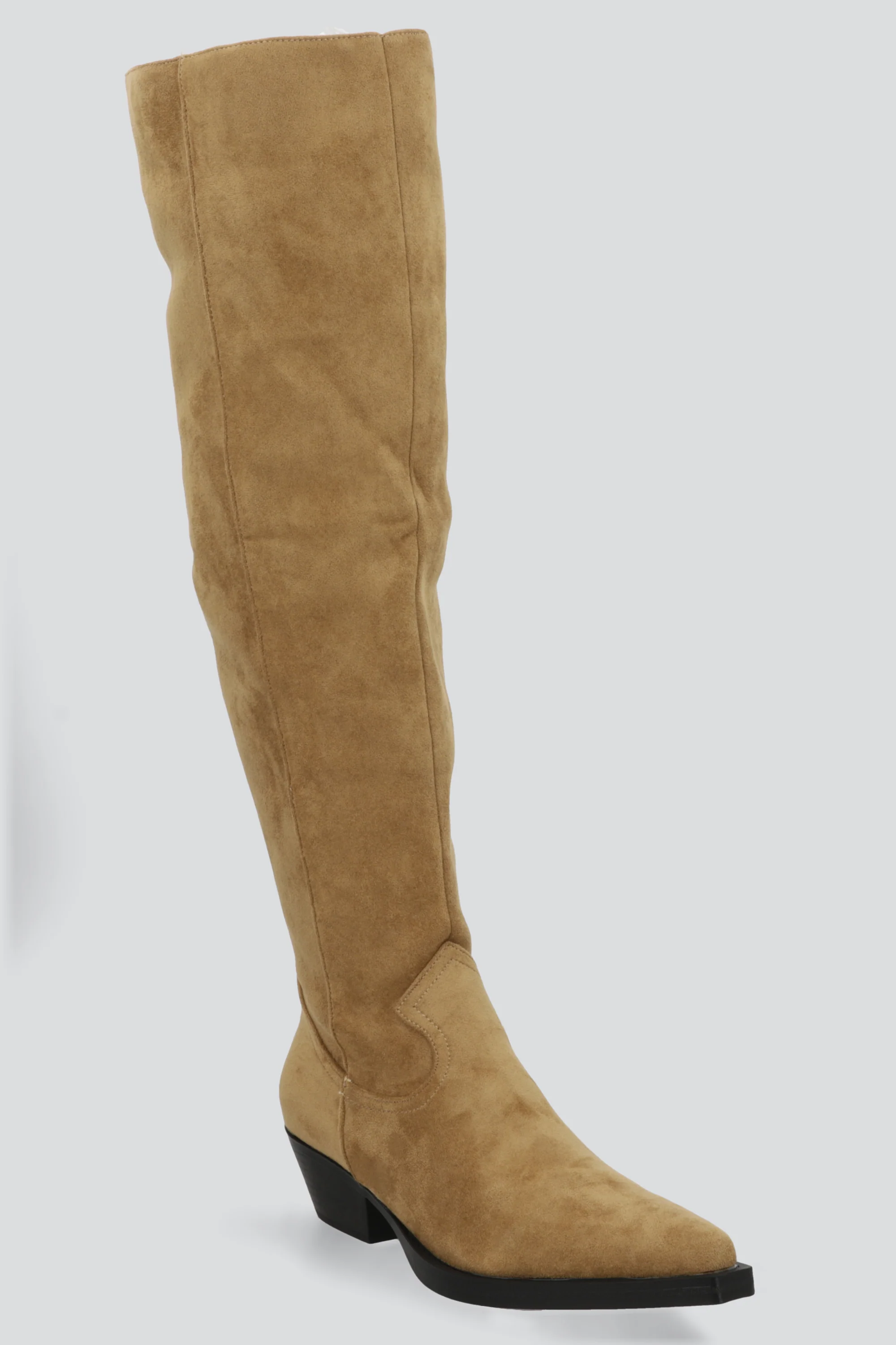Bota vaquera overknee gamucina - Image 5