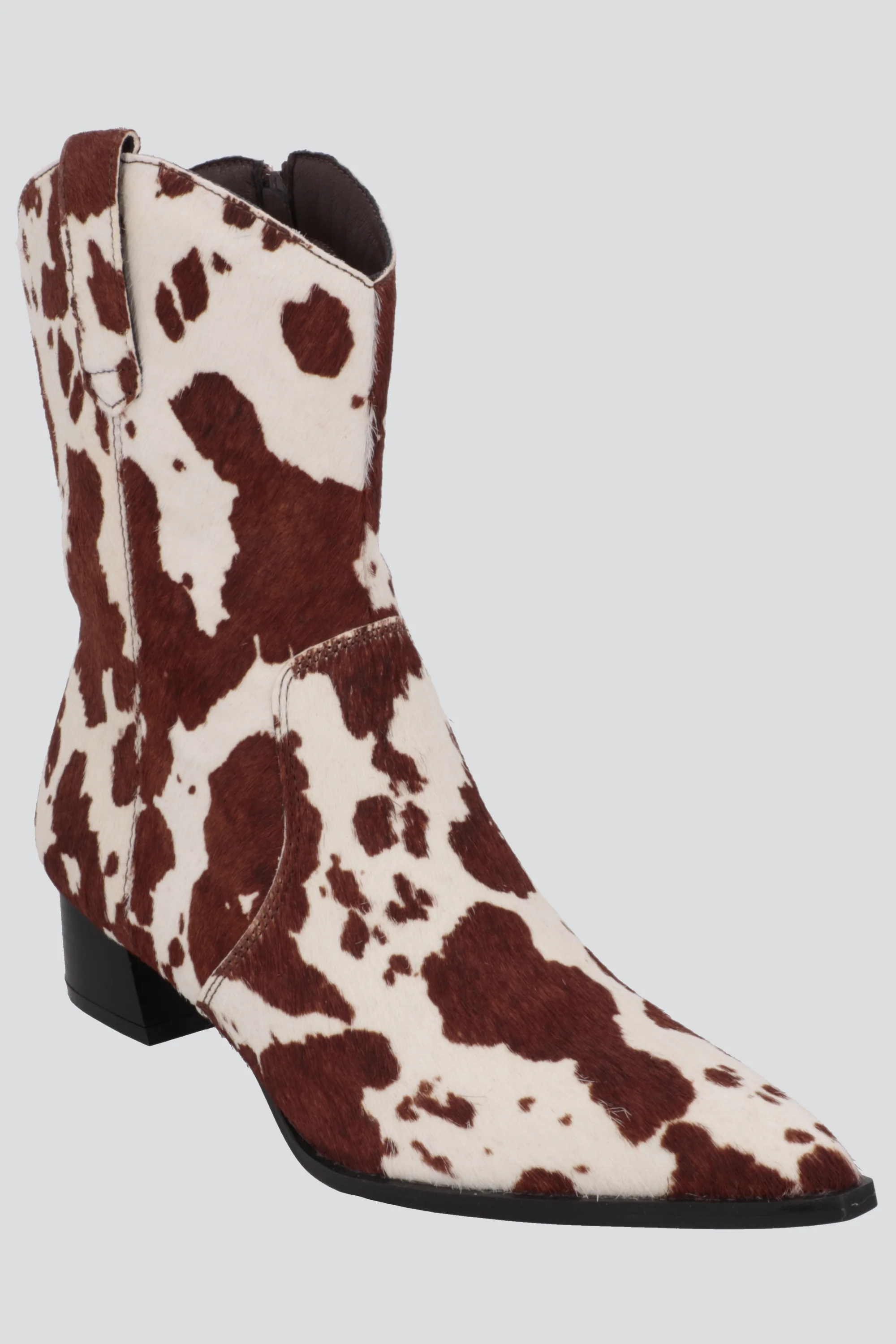 Bota vaquera print de vaca 100% piel - Image 5