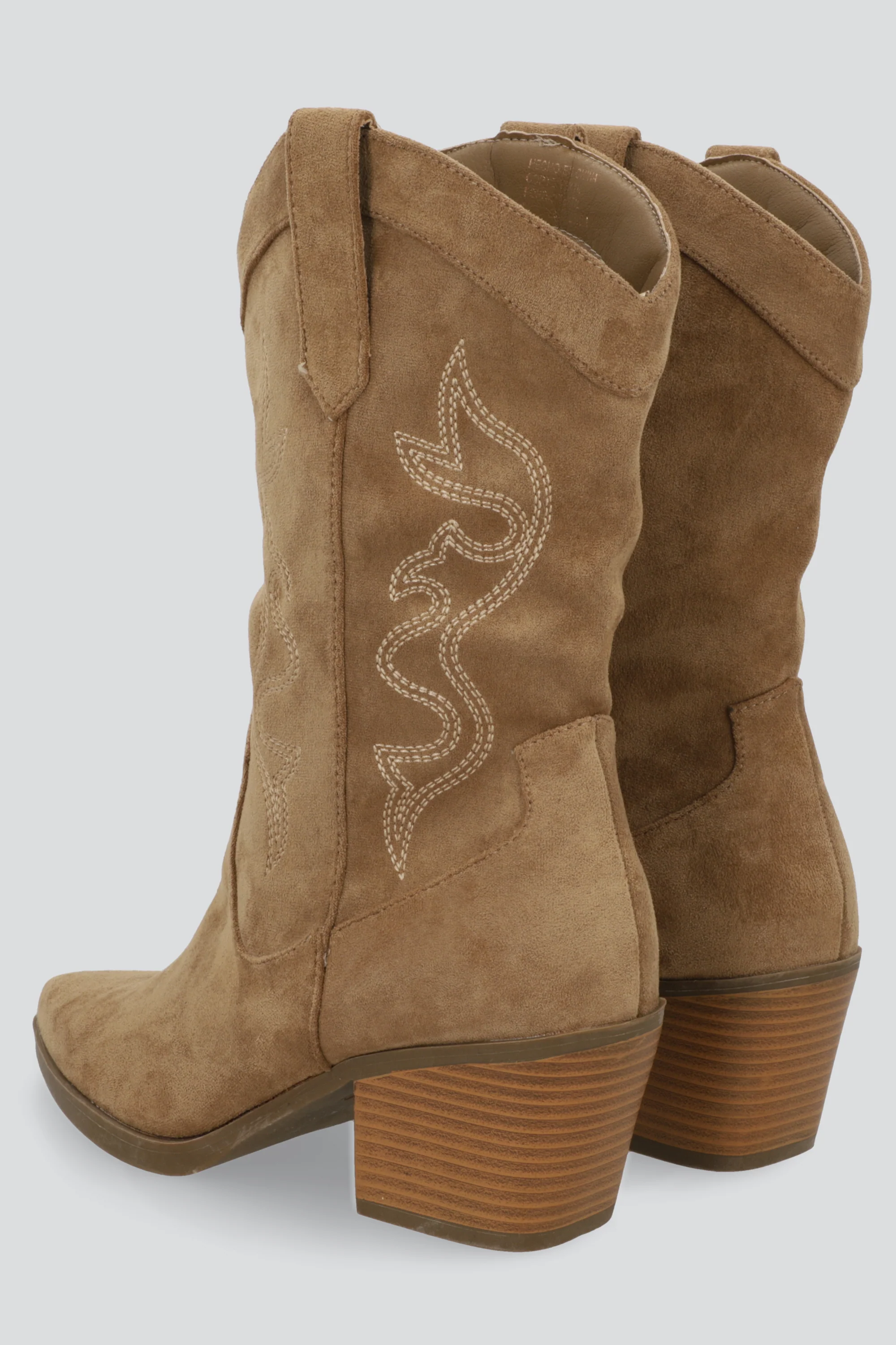 Botín vaquero midi bordados - Image 5