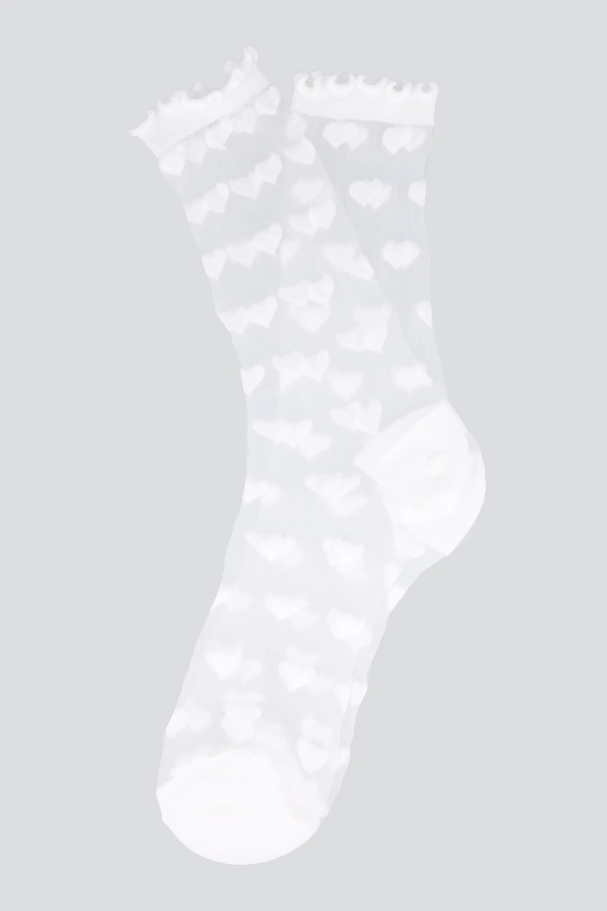 Calcetin corazones mesh - Image 2