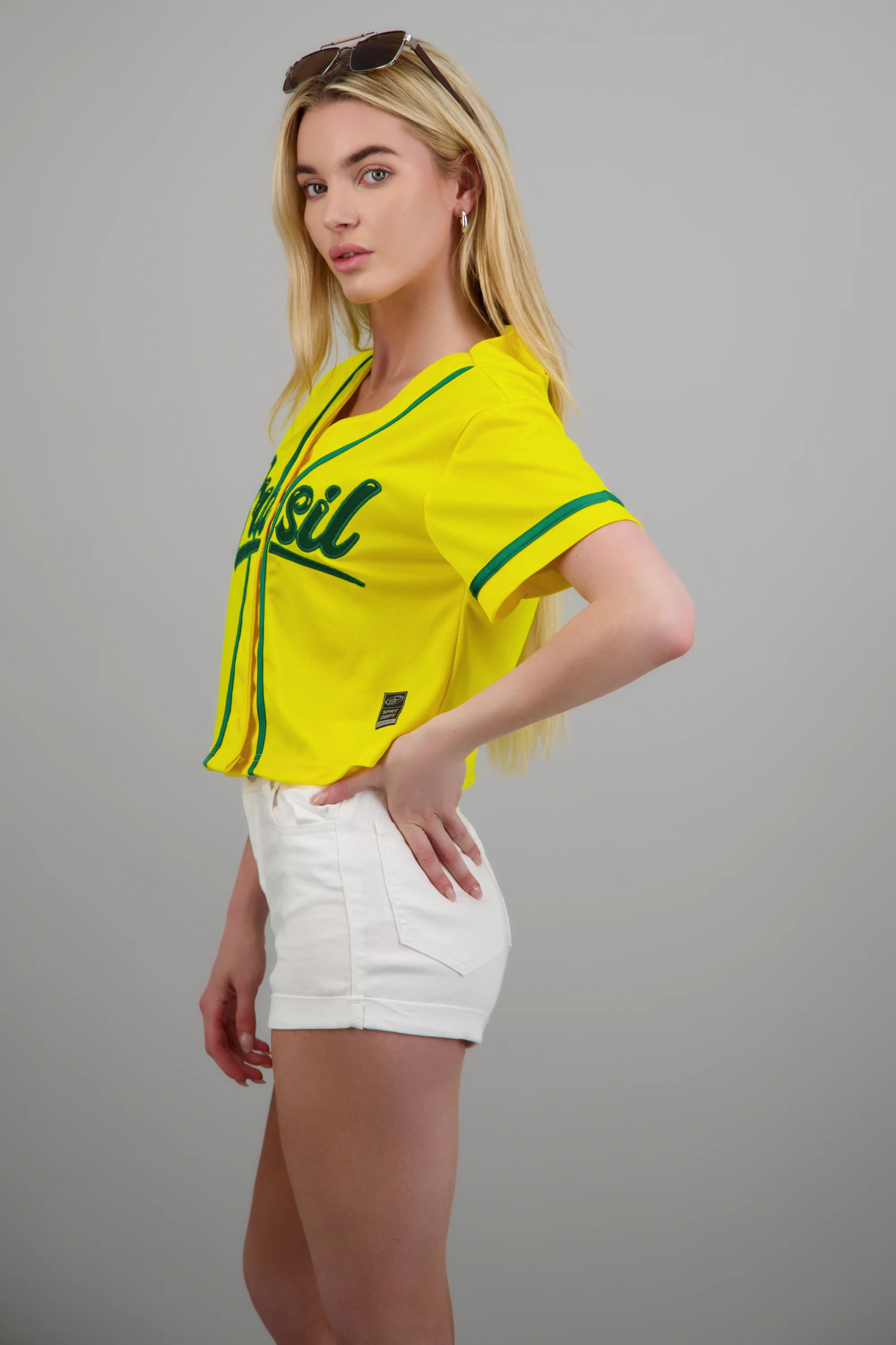 Camisa beisbolera parche brasil - Image 2