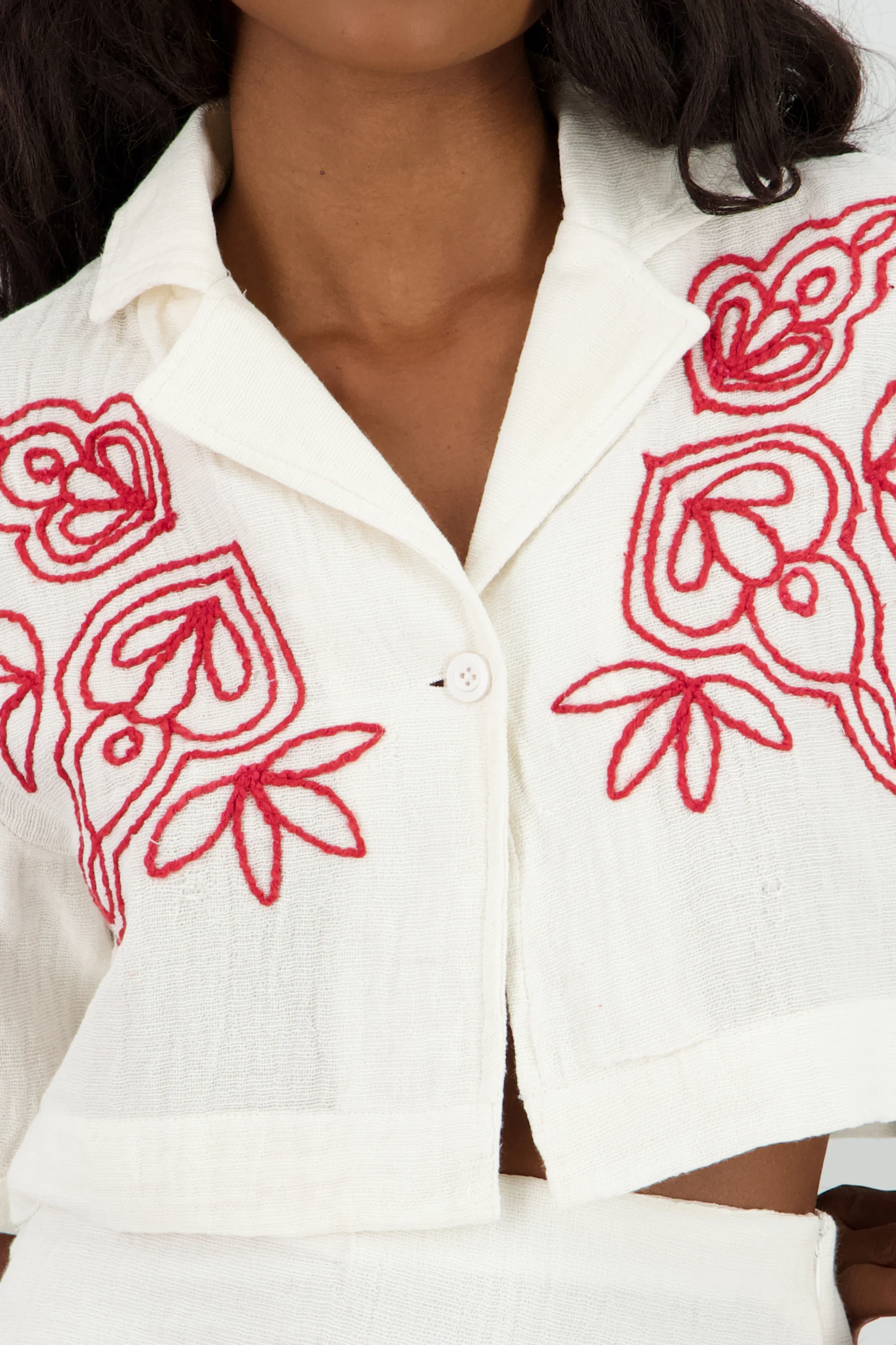 Camisa corta bordado - Image 5