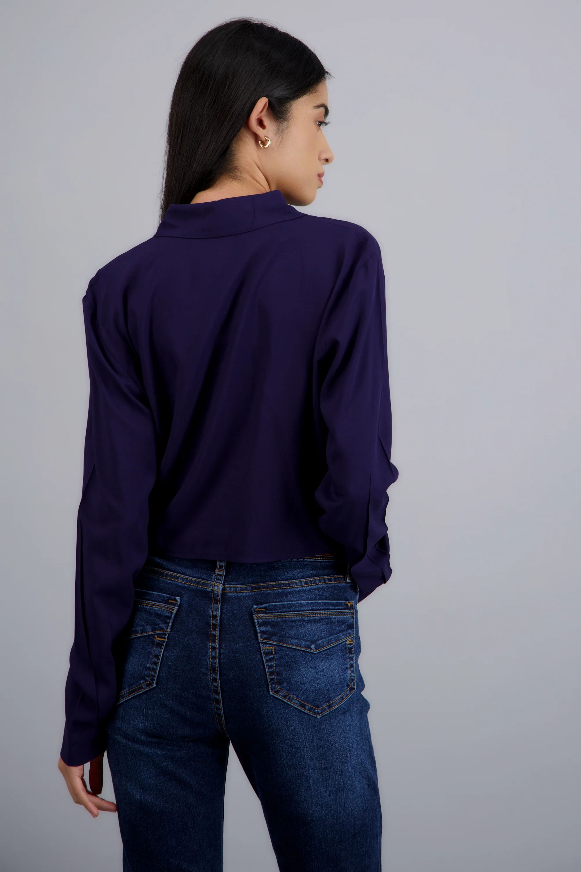 Camisa corta lisa - Image 4