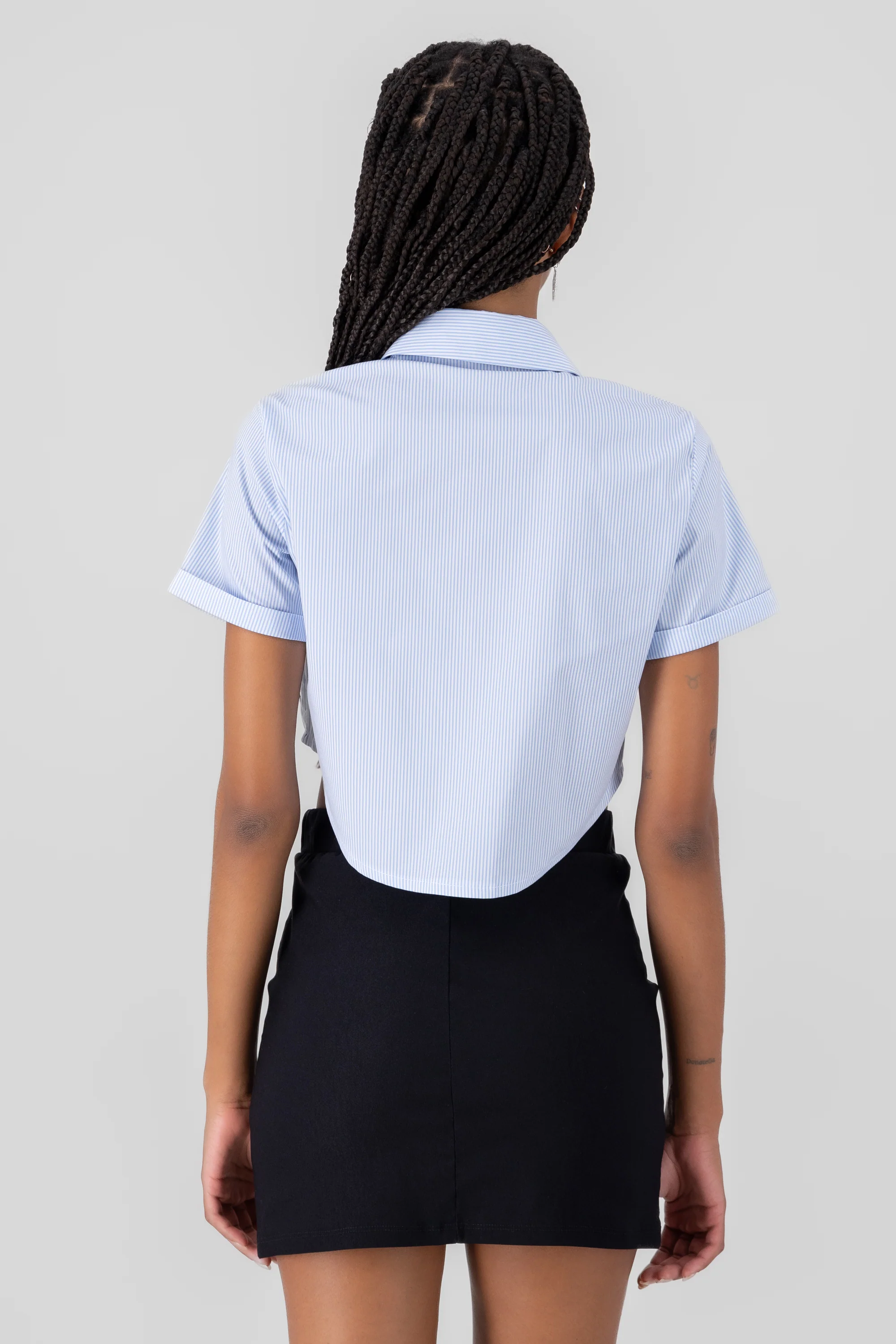 Camisa crop manga corta - Image 4