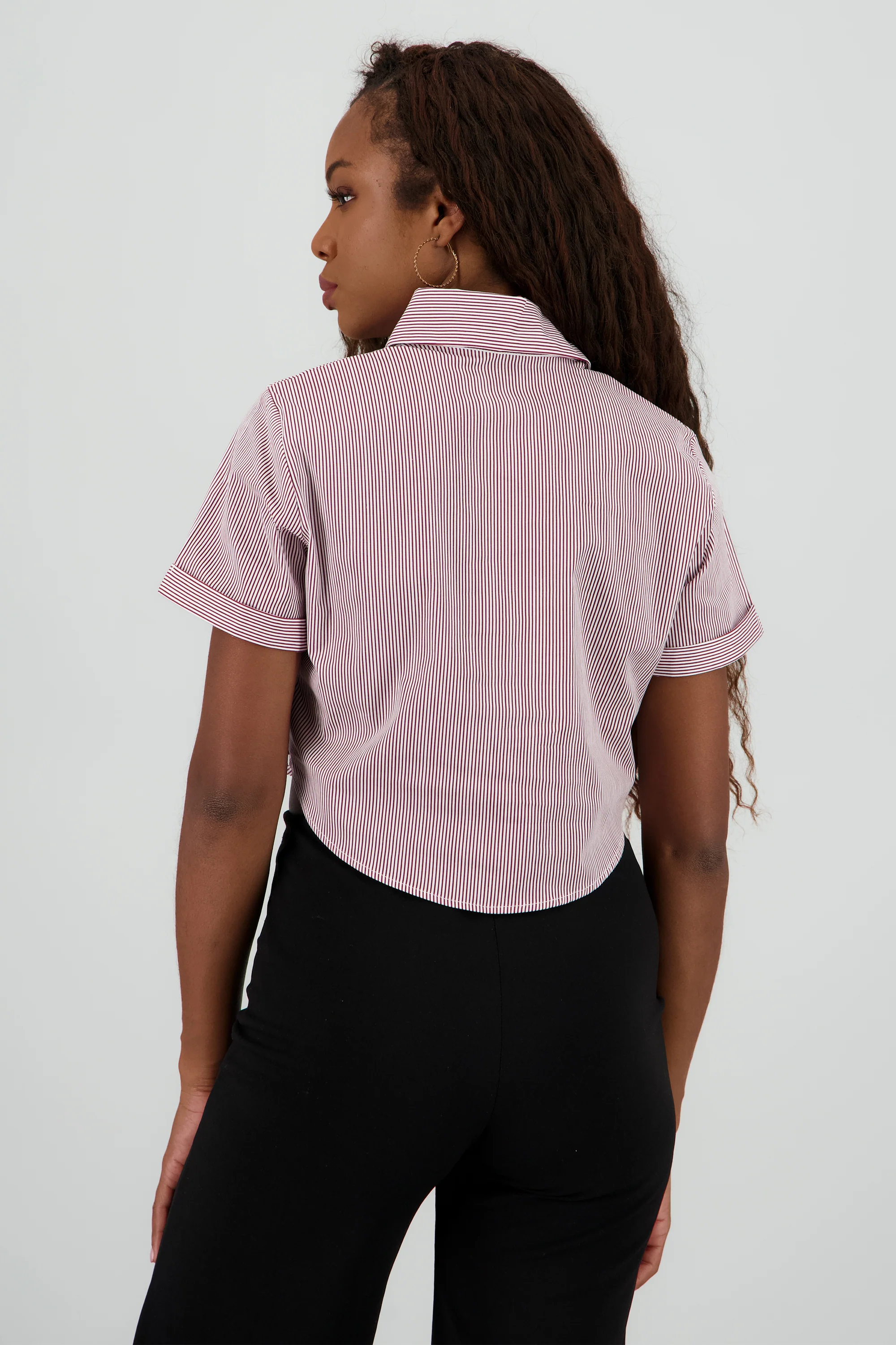 Camisa crop manga corta - Image 4