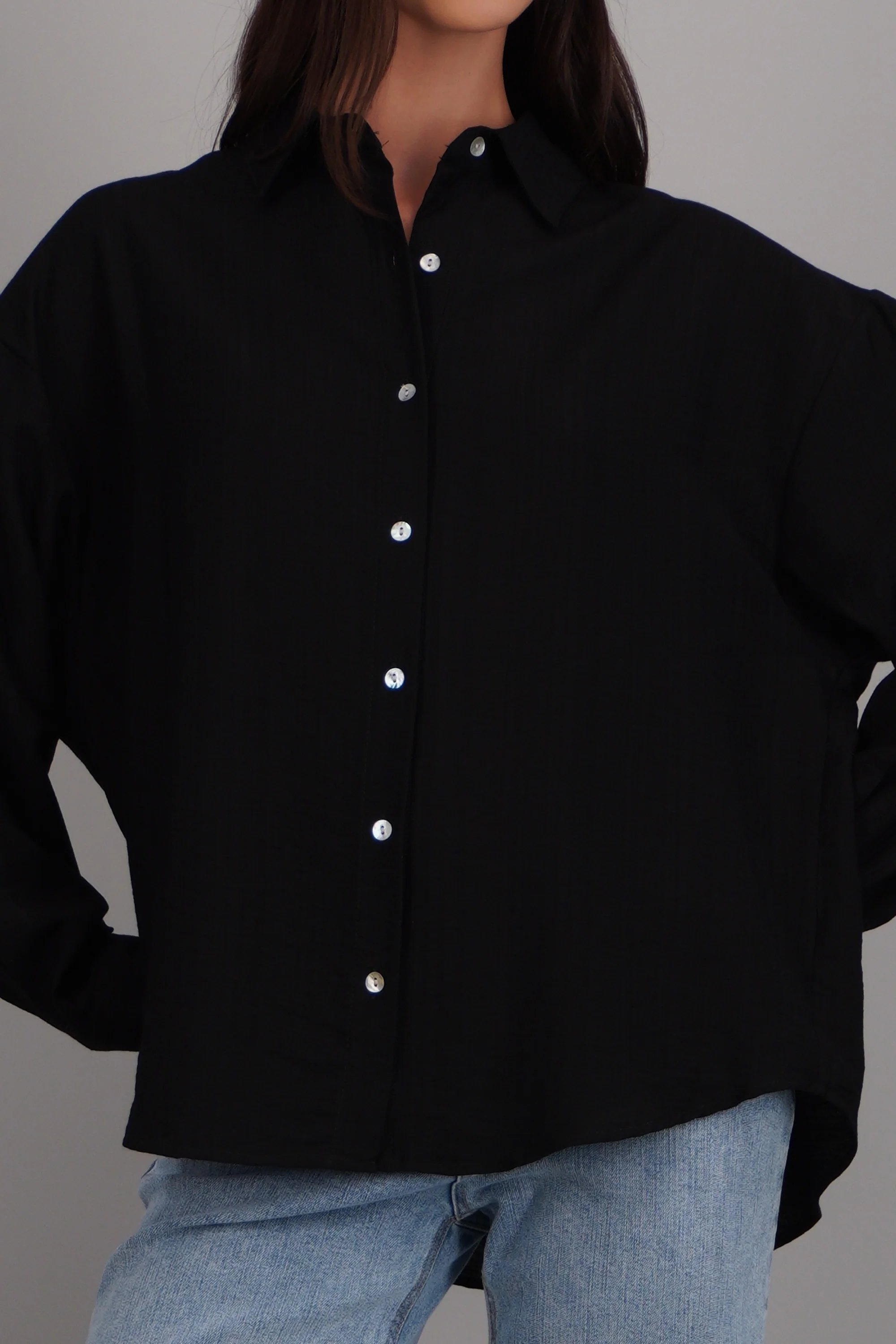 Camisa larga con puños - Image 5