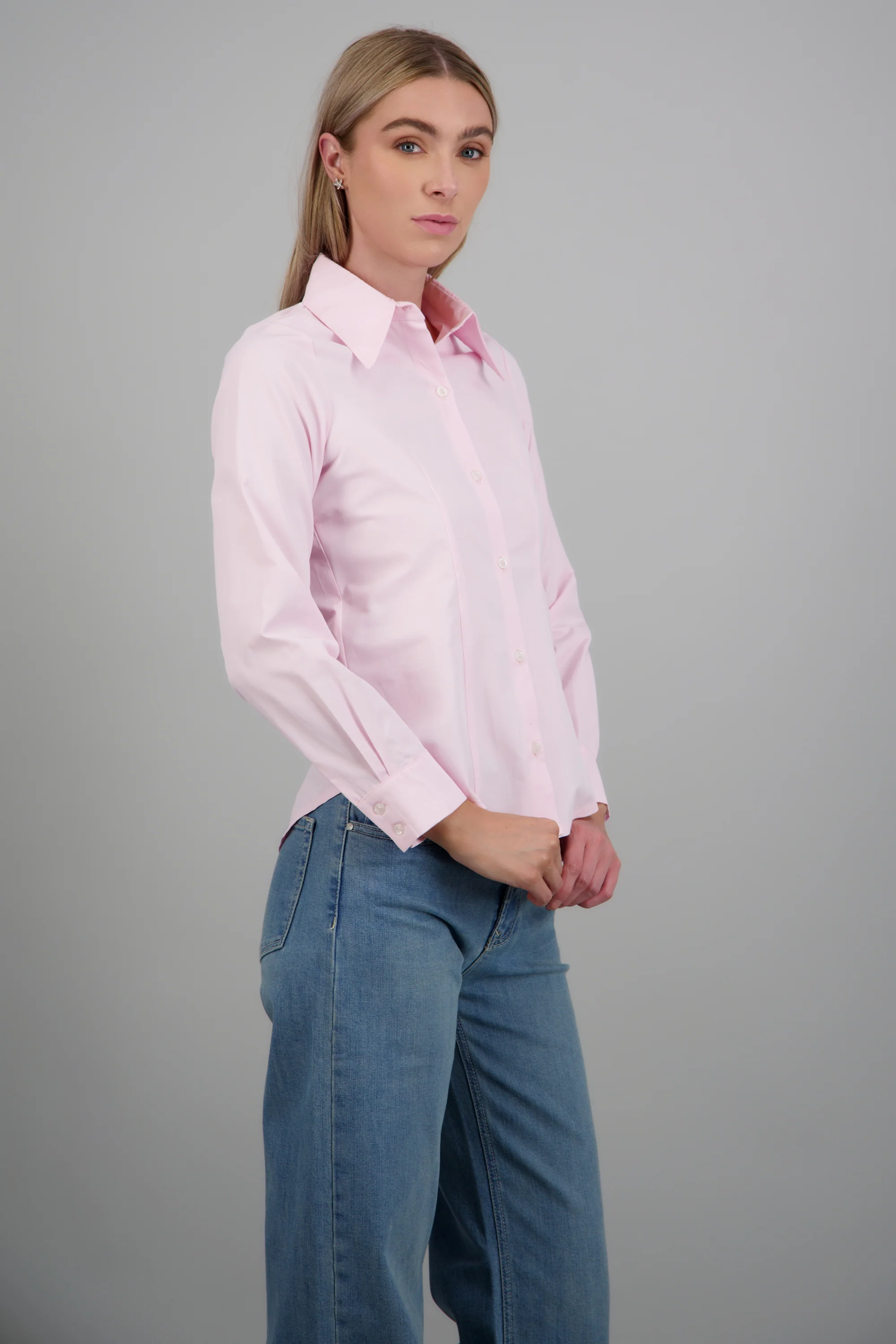 Camisa lisa detalle pinzas - Image 3