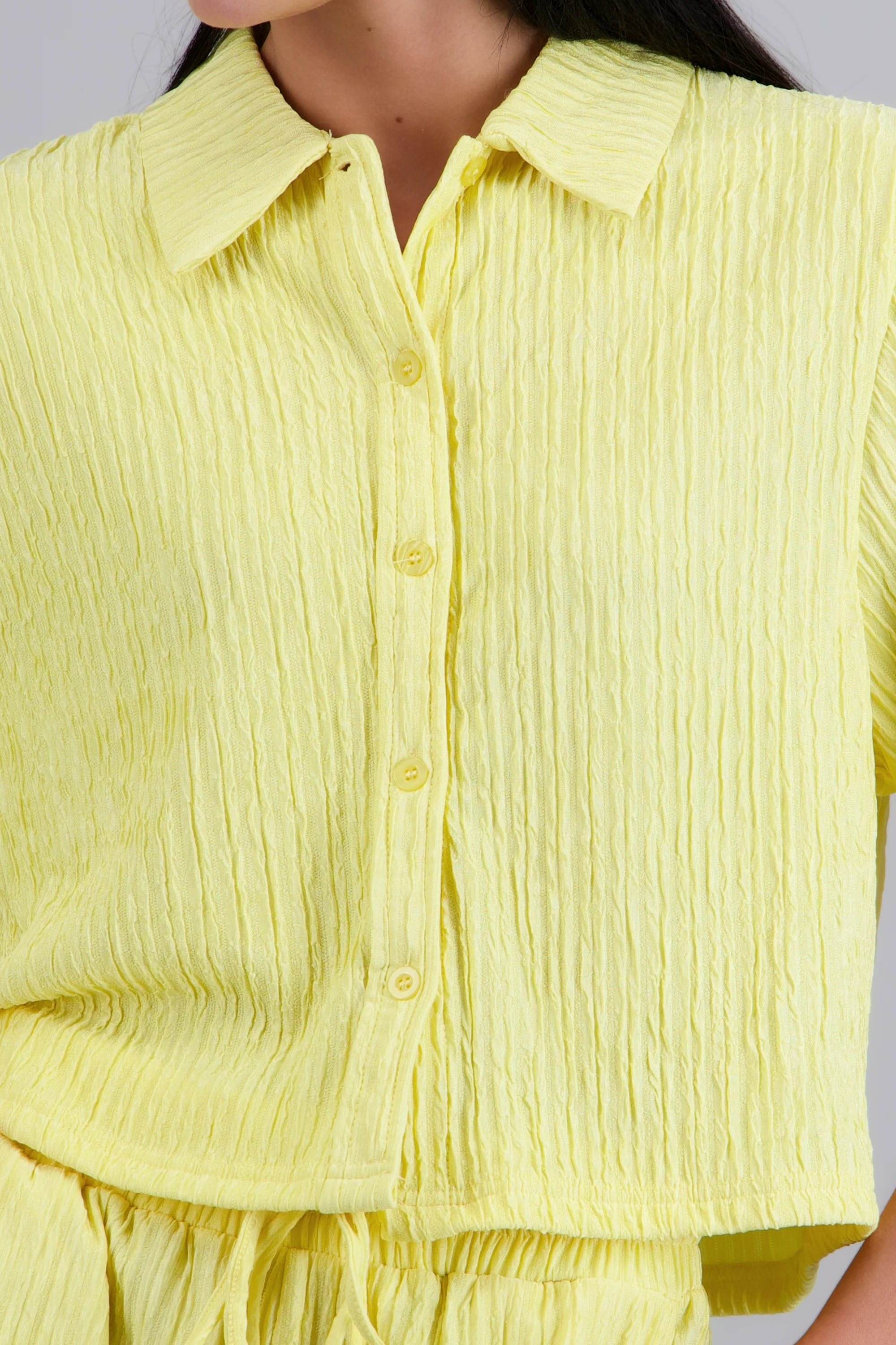 Camisa manga corta textura - Image 5