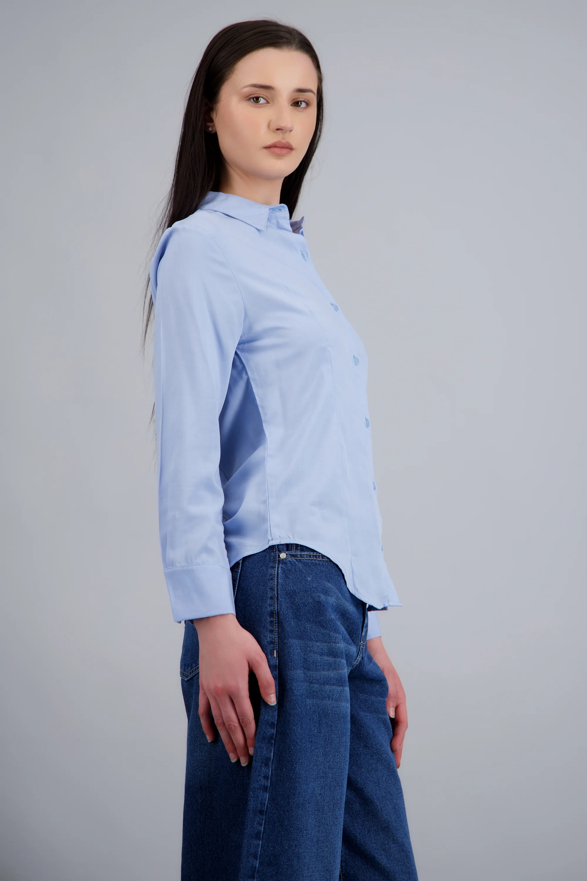 Camisa manga larga con pinzas - Image 2