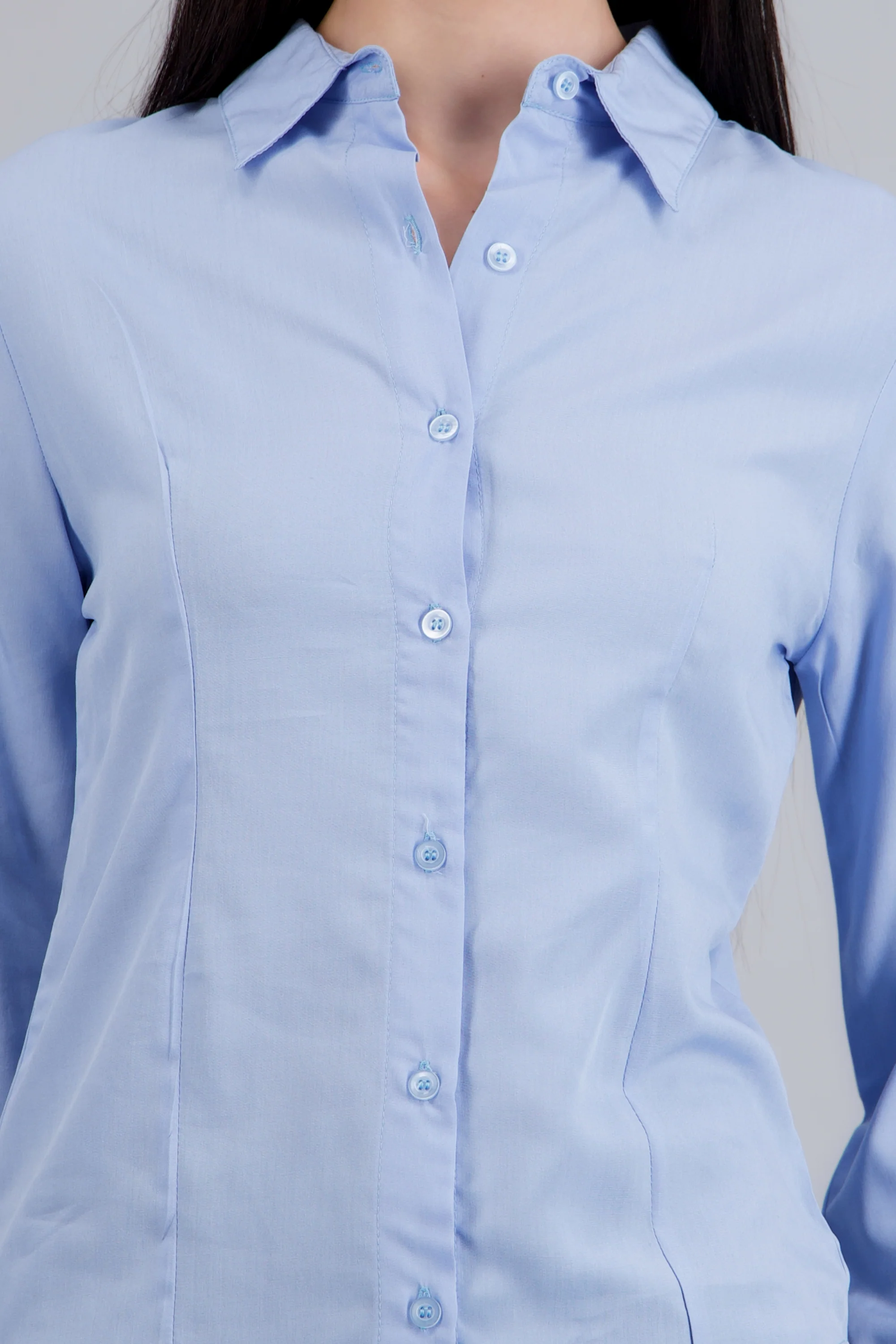 Camisa manga larga con pinzas - Image 5