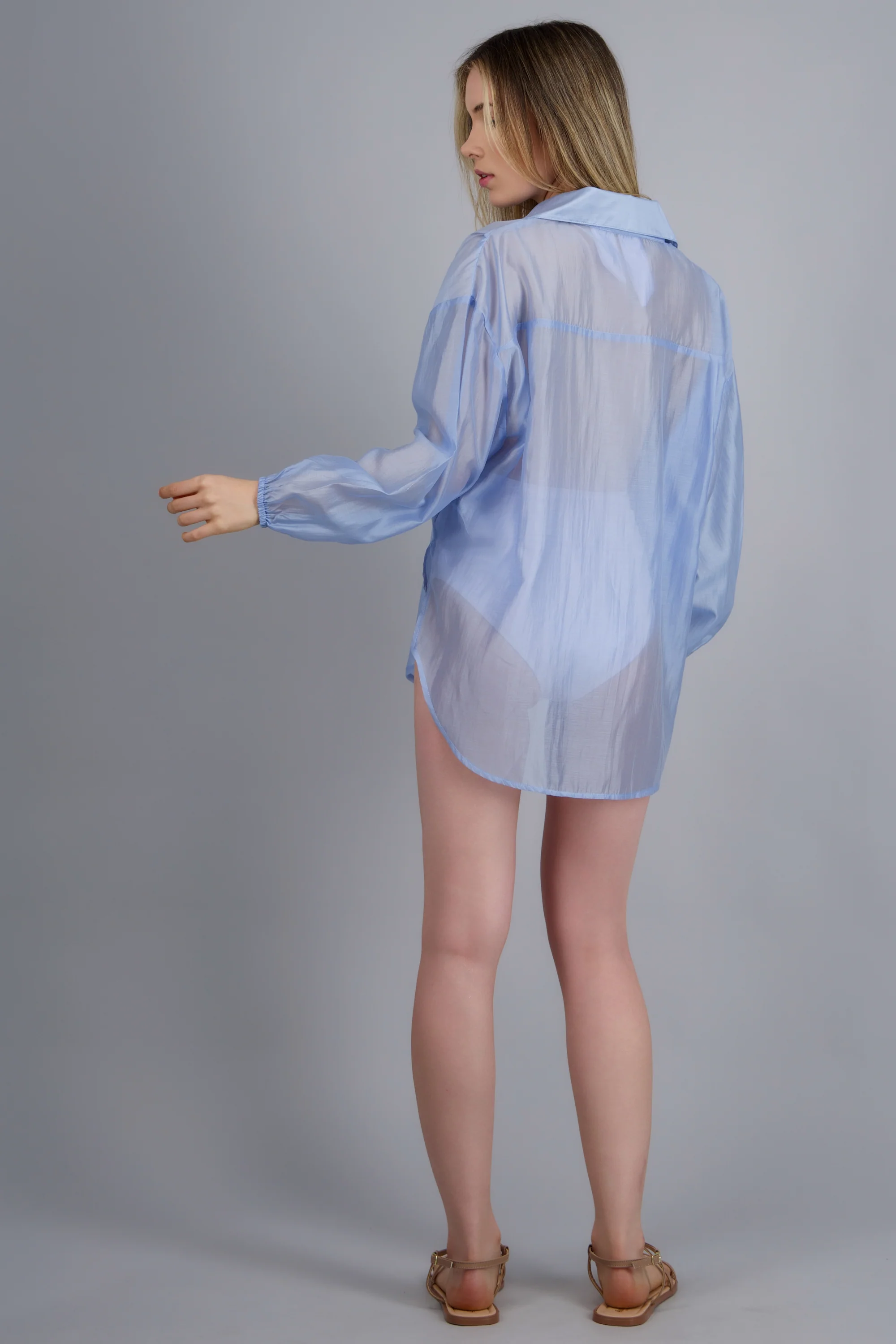 Camisa manga larga cuello - Image 4