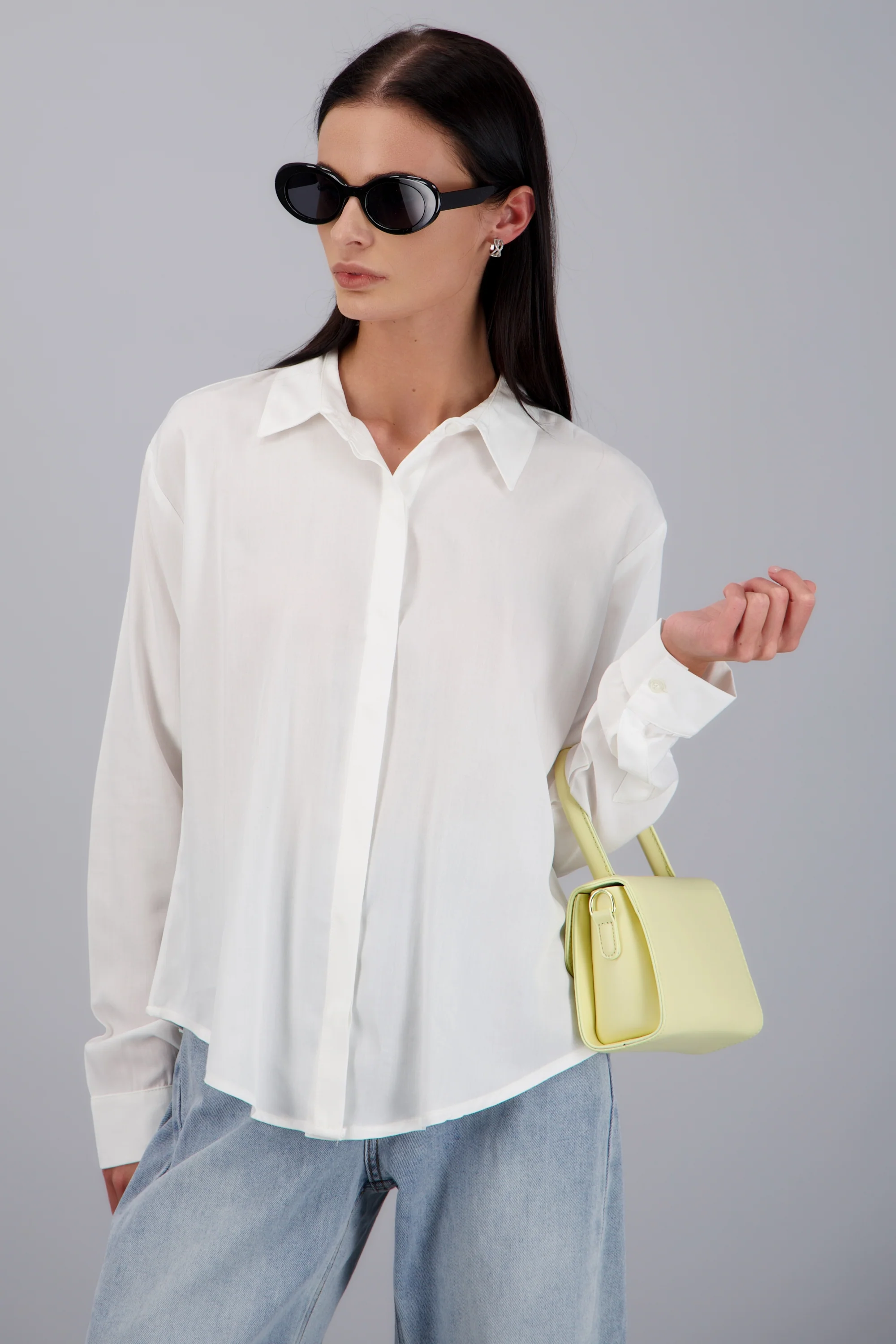 Camisa manga larga detalle aletilla