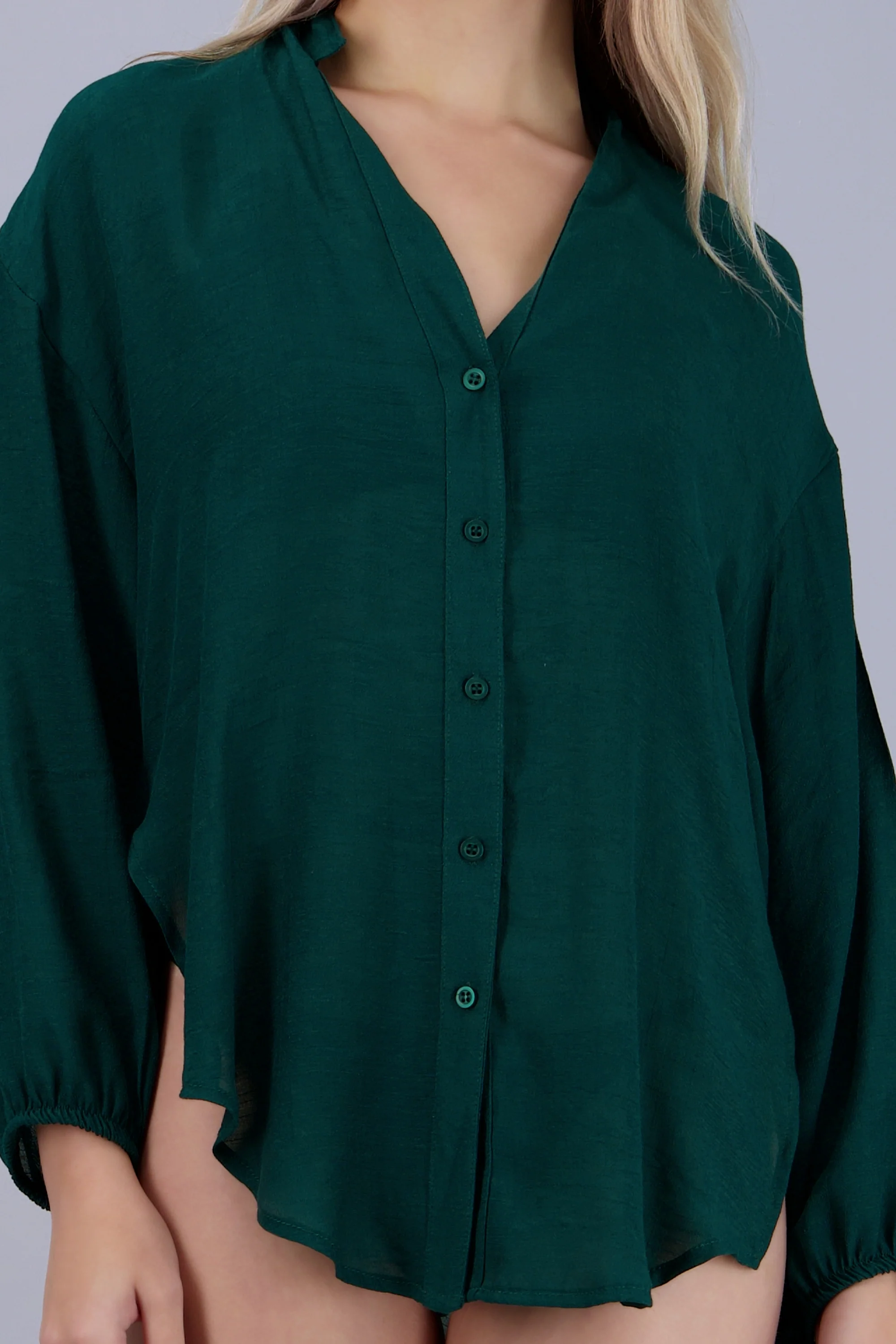 Camisa over ligera manga larga - Image 5