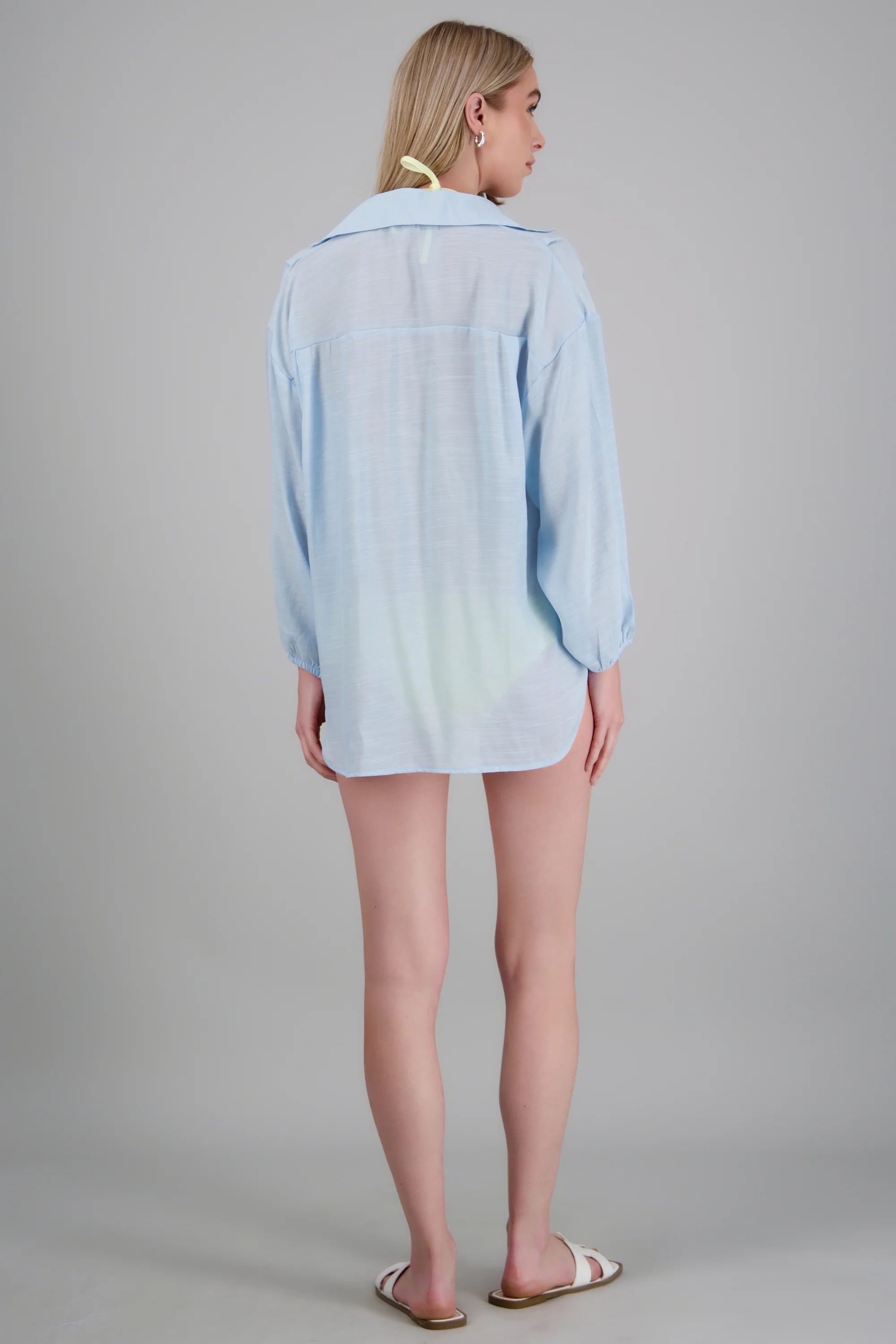 Camisa over ligera manga larga - Image 4