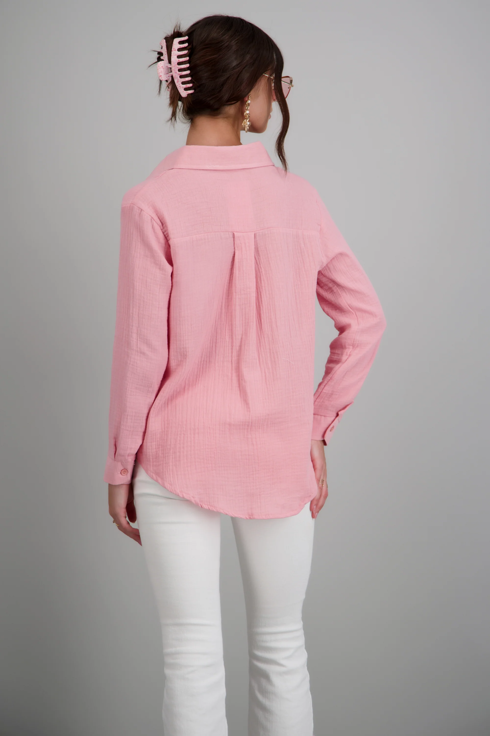 Camisa oversize detalle textura - Image 4