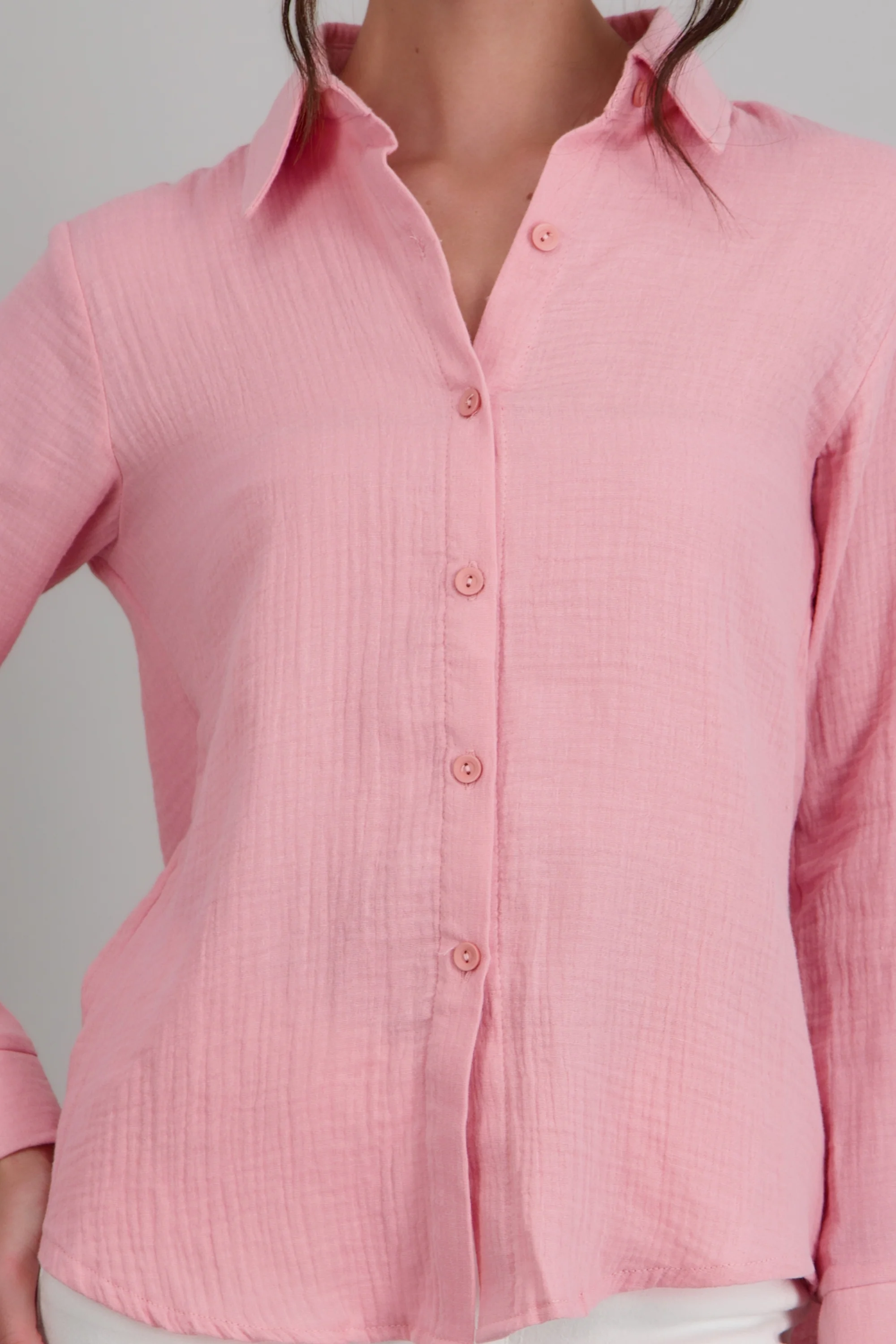 Camisa oversize detalle textura - Image 5