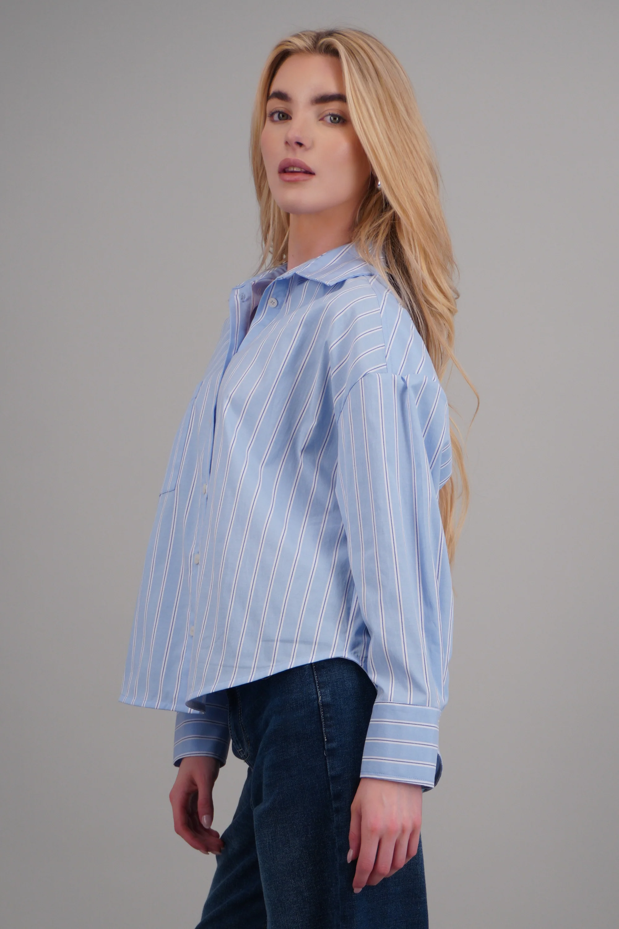 camisa oversize rayas - Image 3