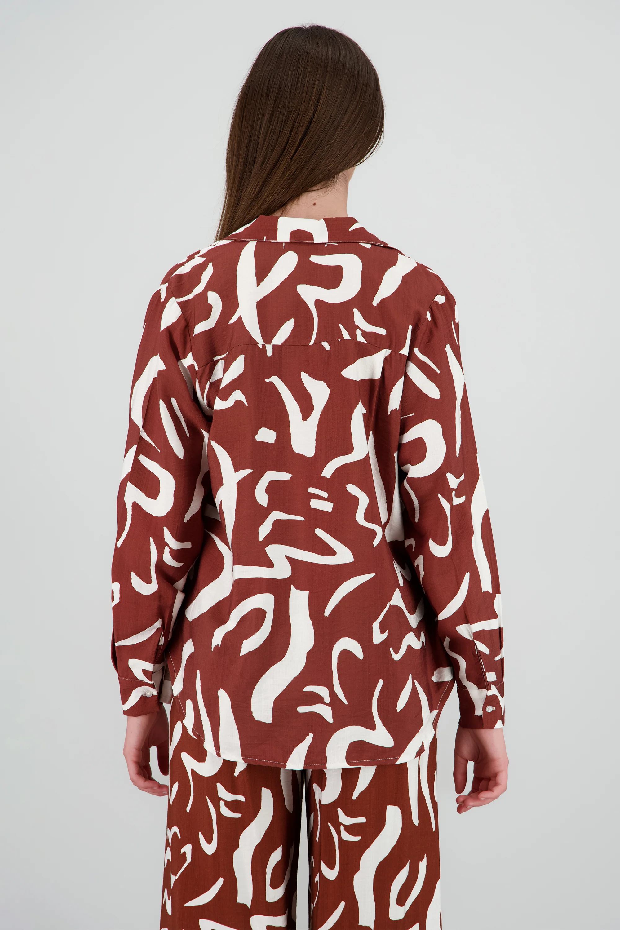 Camisa oversized detalle estampado - Image 4